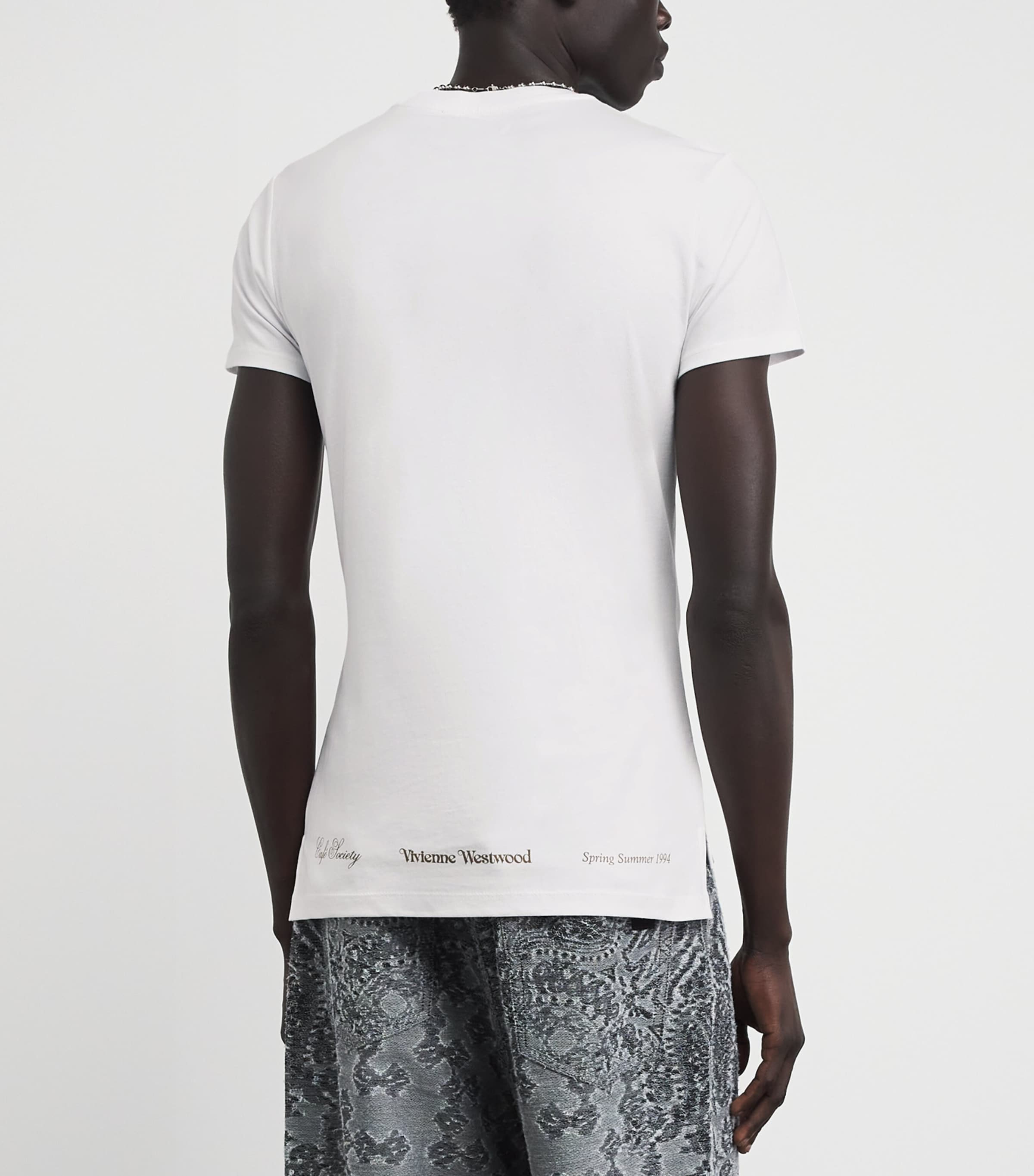 Vivienne Westwood White Cotton Flower T-Shirt | Harrods AE