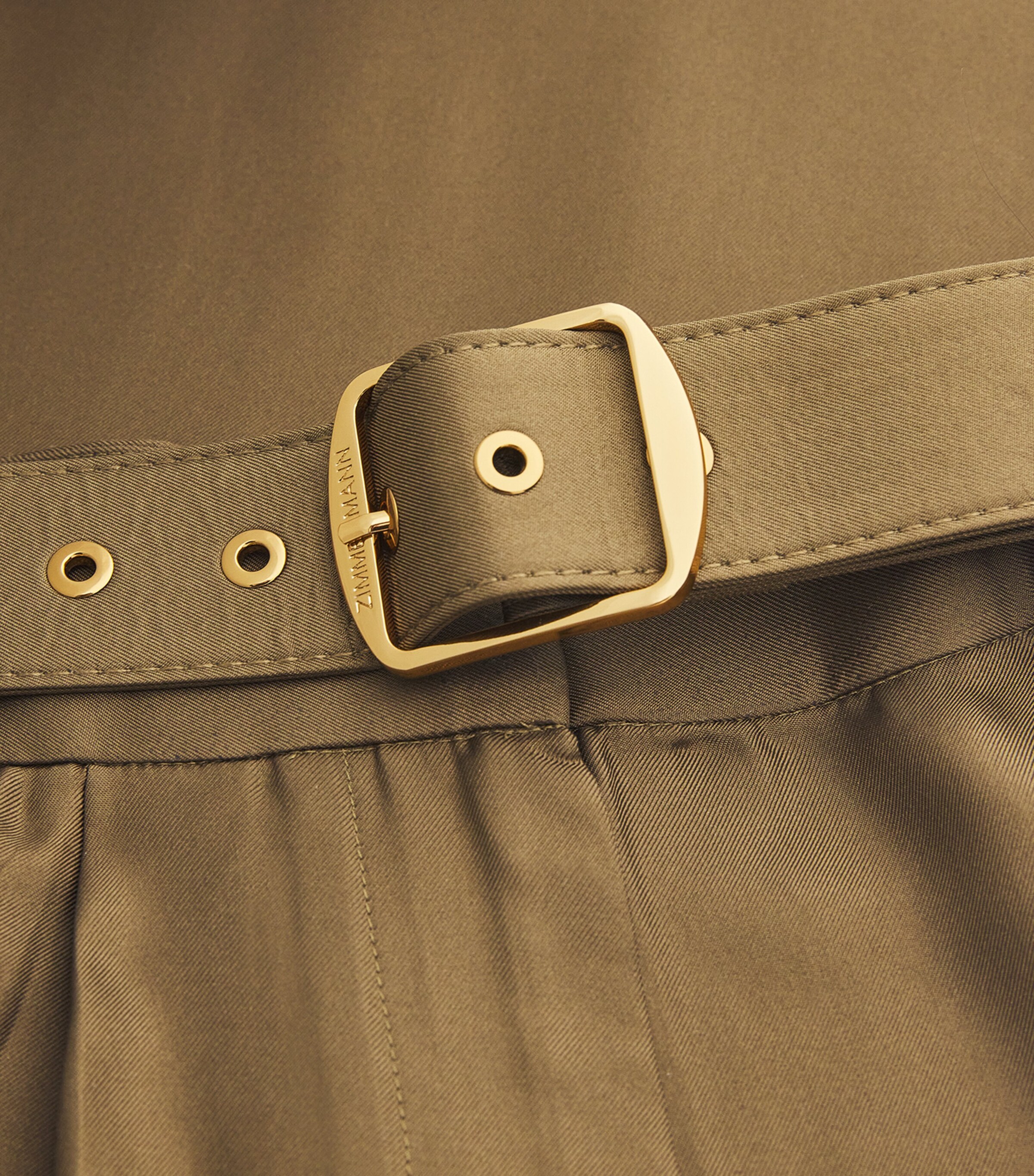 Zimmermann Womens Silk Flared Crush Trousers Olvolive Image 5