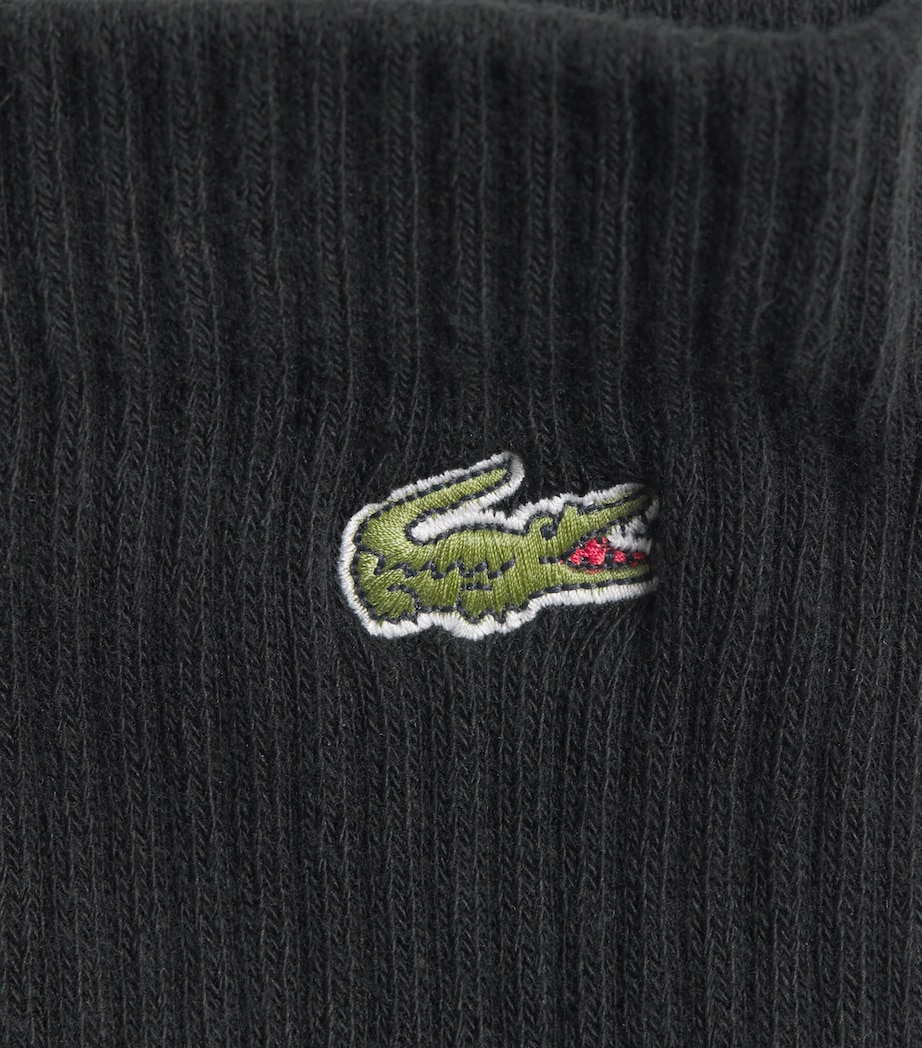 Cotton-Blend Logo Socks (Pack of 3) 8VM BLACK/BLACK-BLCK Image 2