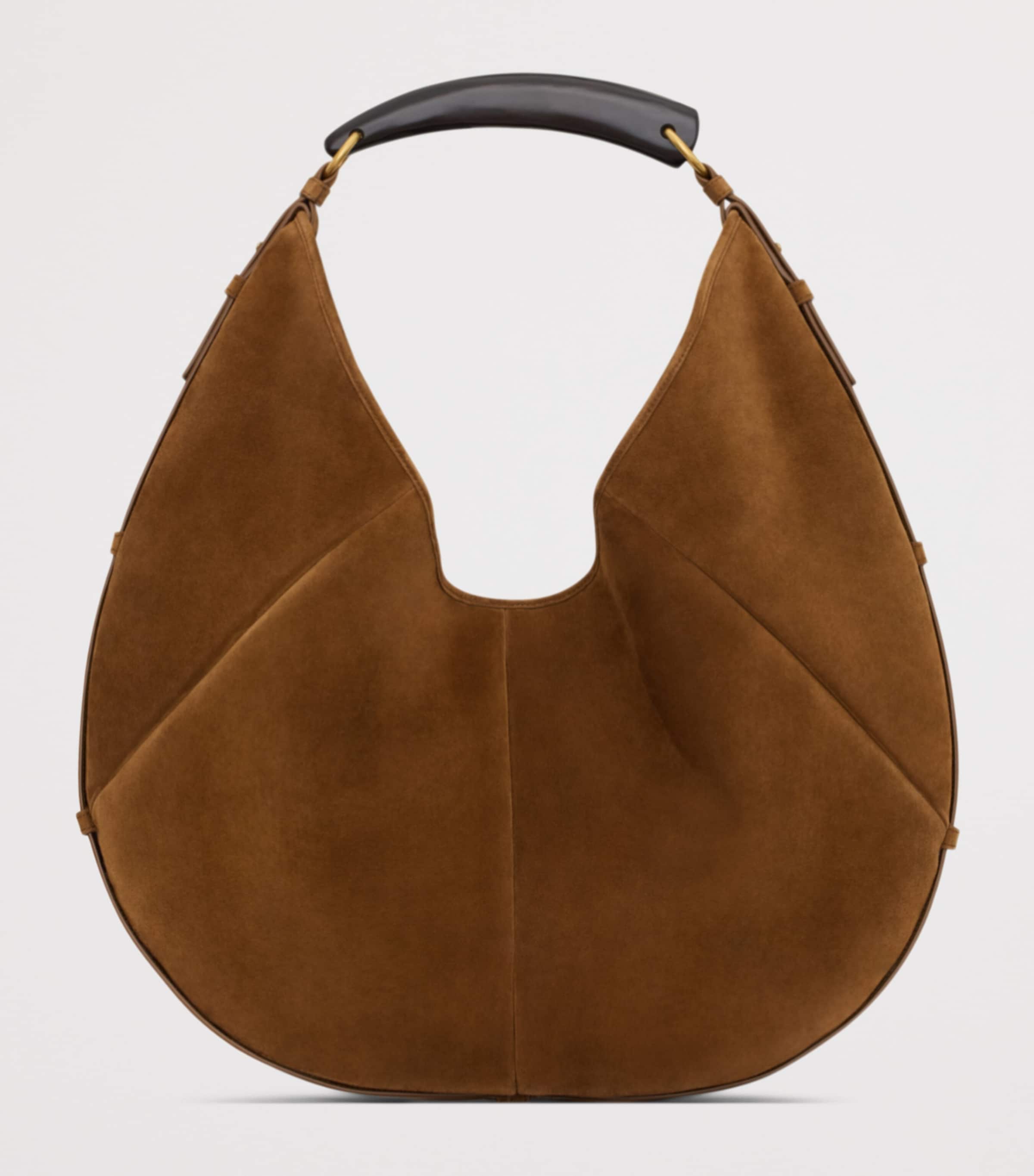 Saint Laurent Large Suede Mombasa Shoulder Bag Image 2