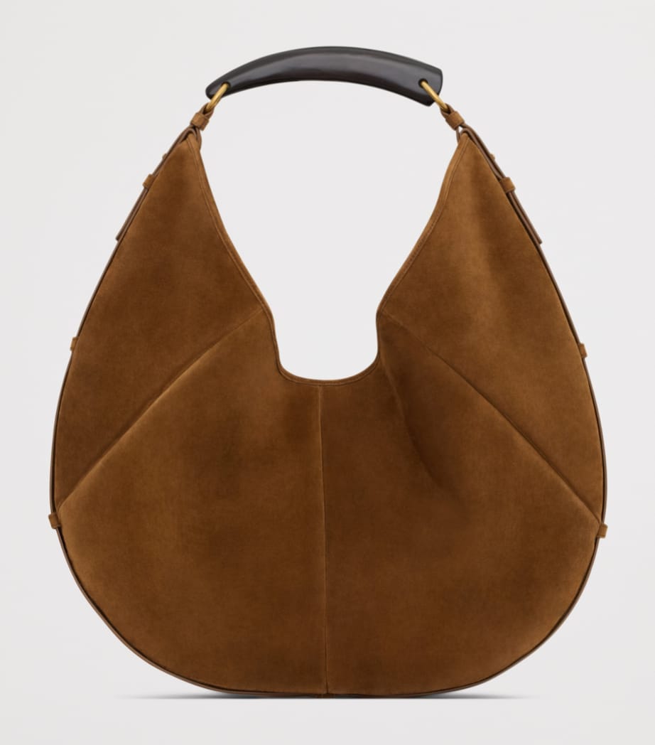 Saint Laurent Large Suede Mombasa Shoulder Bag Image 2