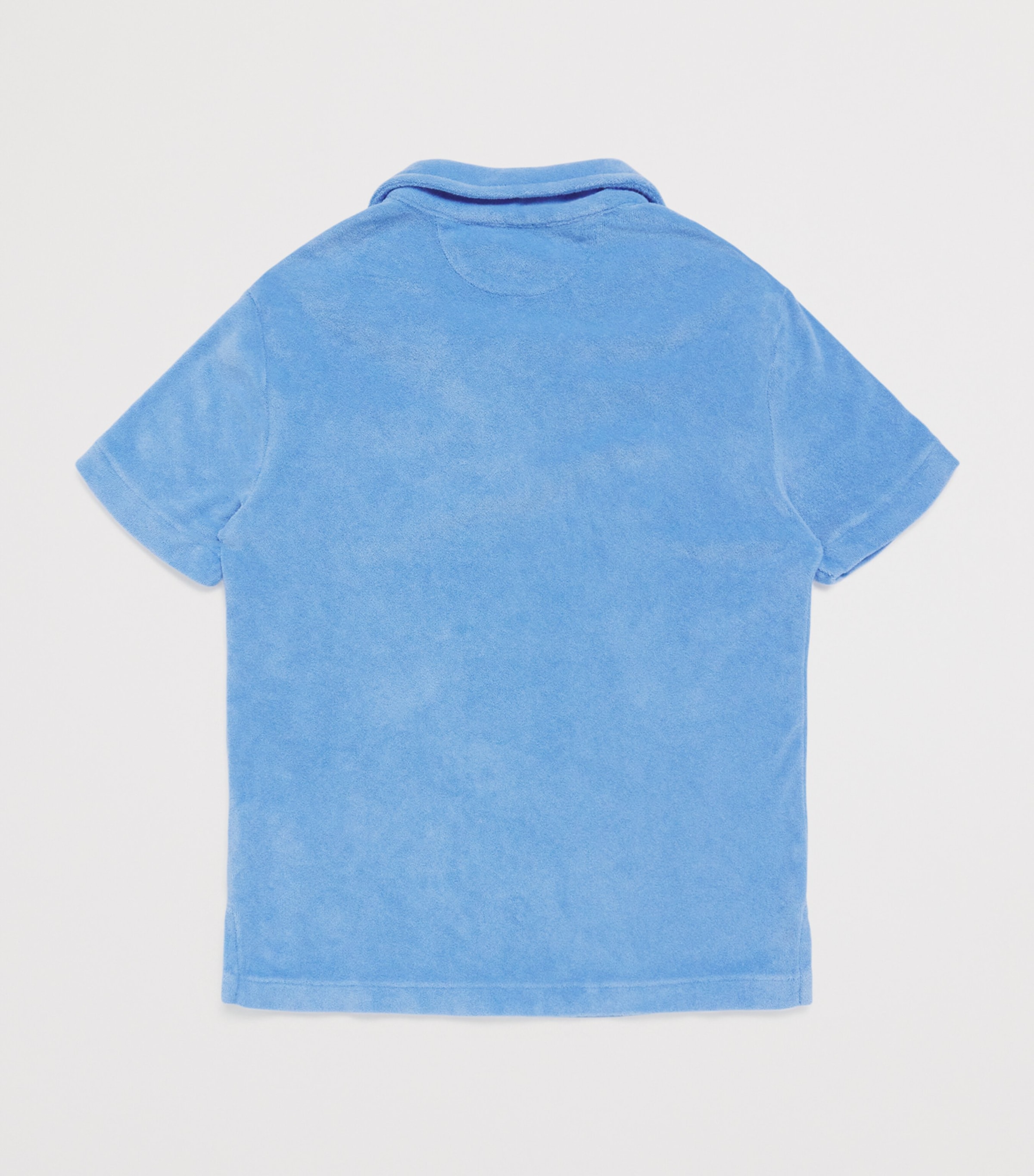 Ralph Lauren Kids Towelling Polo Shirt (6-14 Years) Blue Image 2