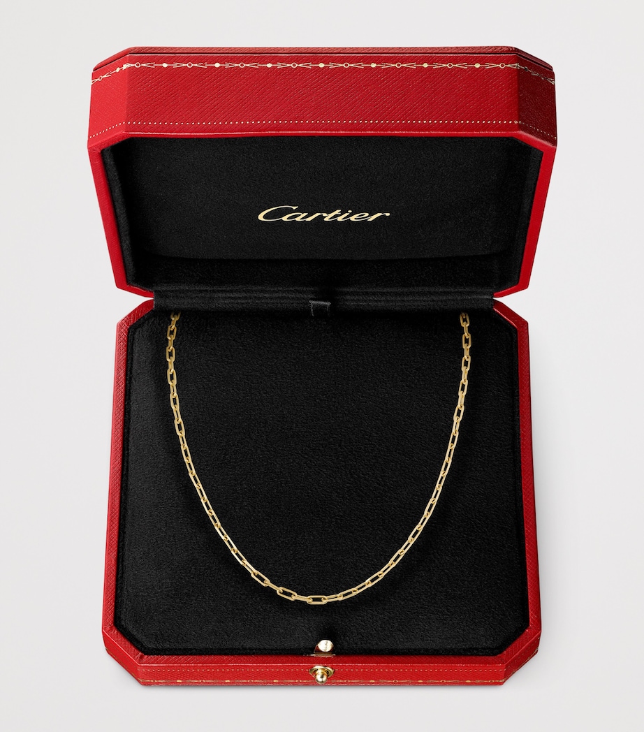Cartier Small Yellow Gold Santos de Cartier Chain Necklace Yellow Gold Image 4