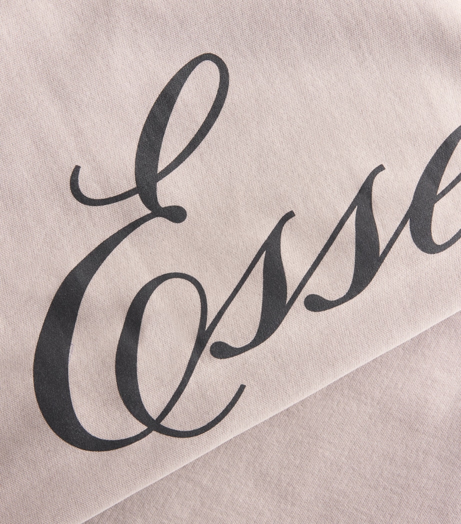 Cotton Fleece Sweatpants SMOKE GREY Image 5