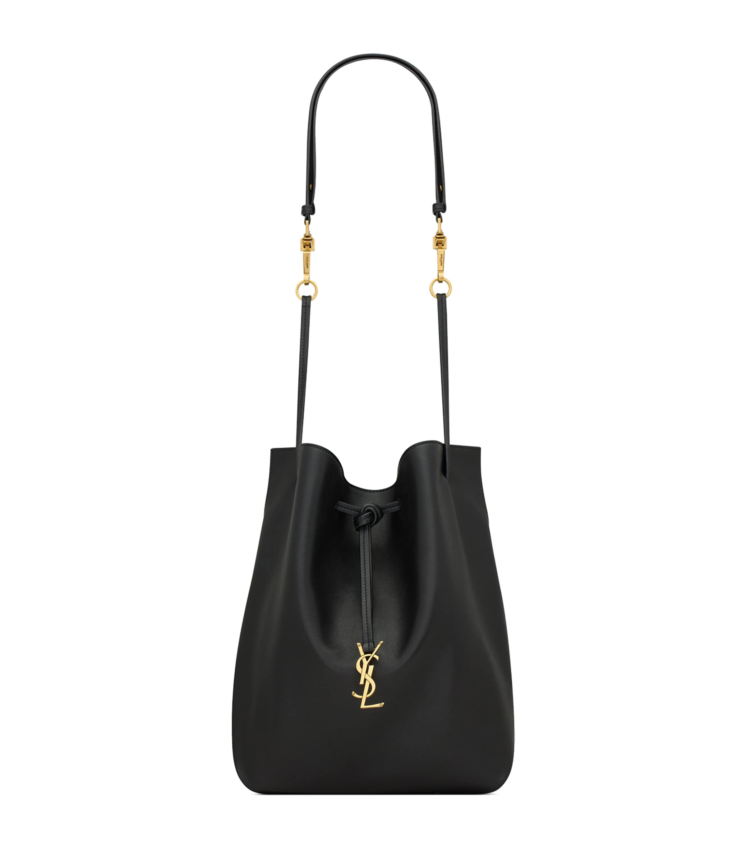 Saint Laurent Paris Vii Bucket Bag In Black