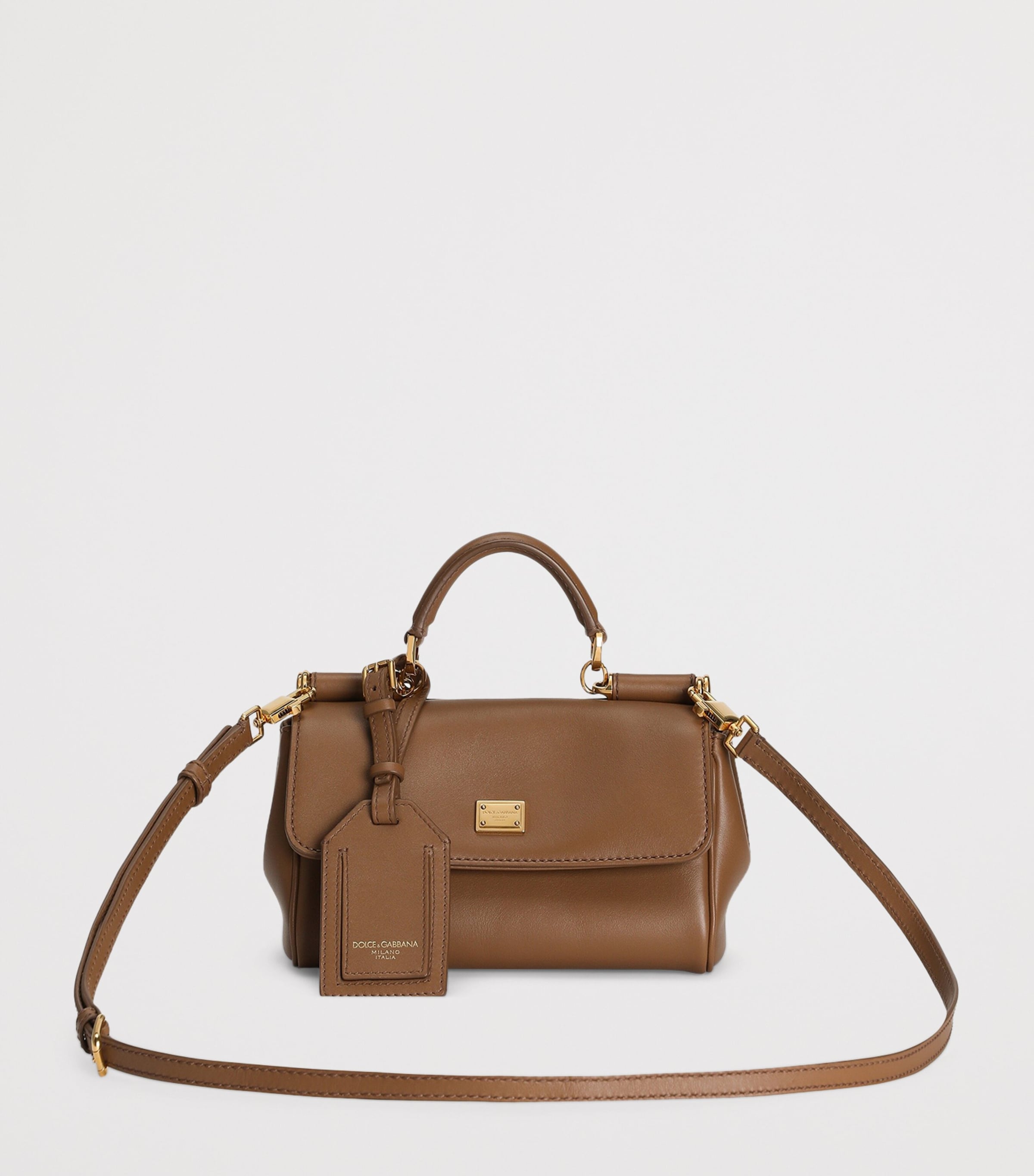 Plongé Calfskin My Sicily Cross-Body Bag 8Z093-CARAMELLO Image 4