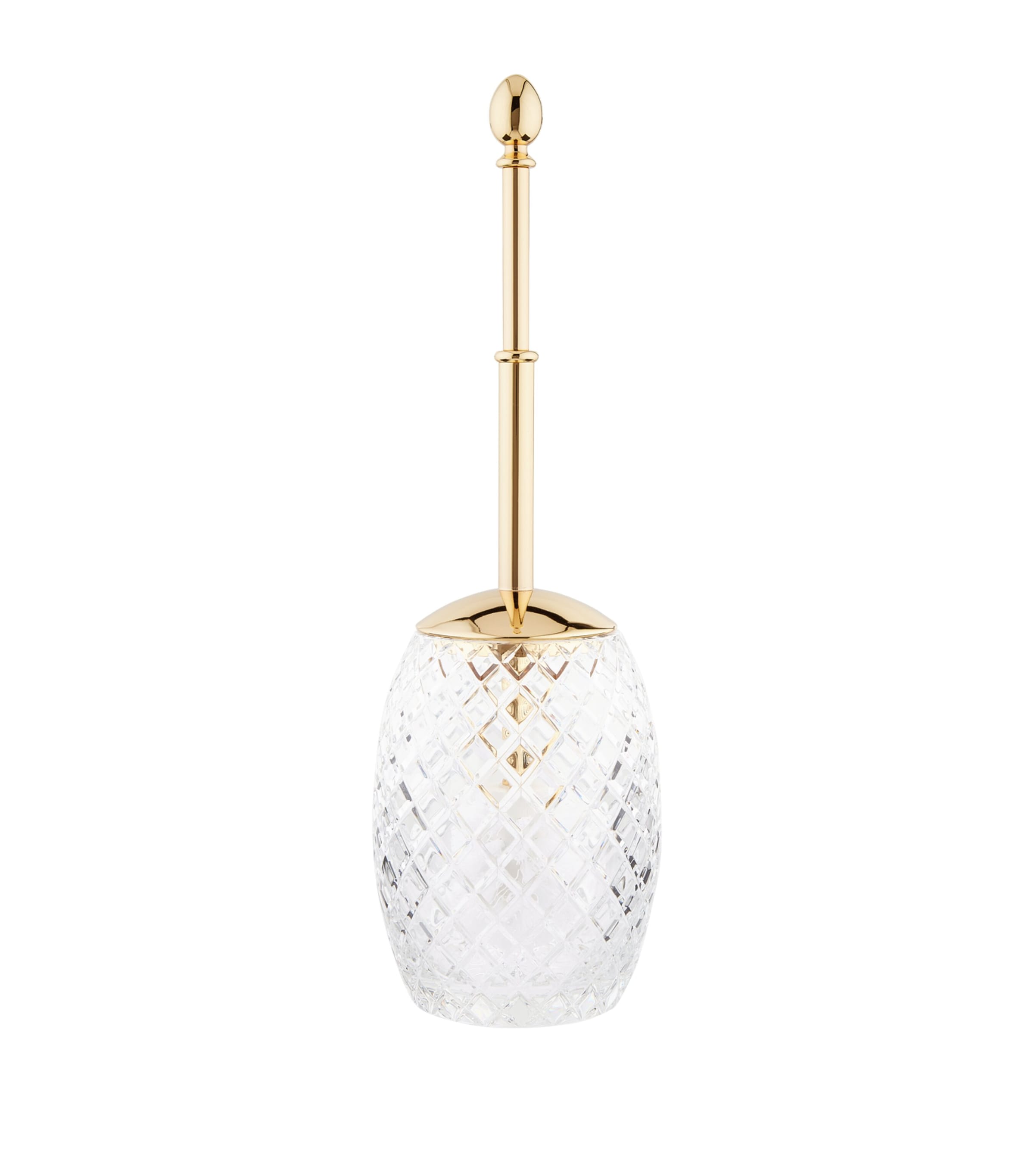Zodiac Toilet Brush Holder In Clear
