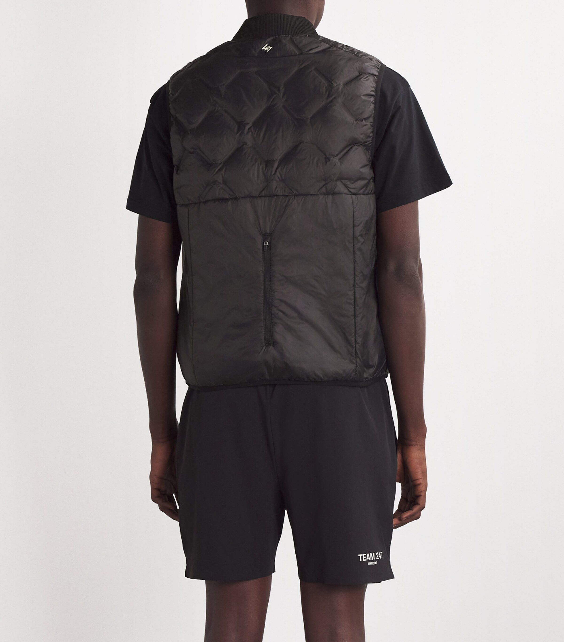 Represent 247 Mens 247 Lightweight Gilet Black Image 4