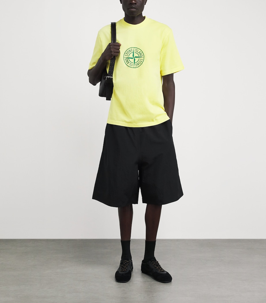 Stone Island Mens Cotton Logo T-Shirt Image 2