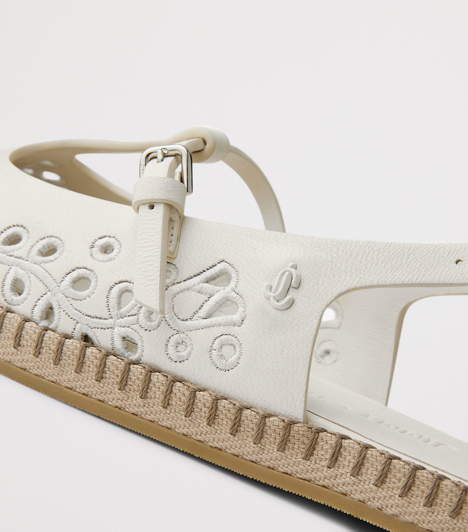Aimee Leather Slingback Sandals LATTE Image 3