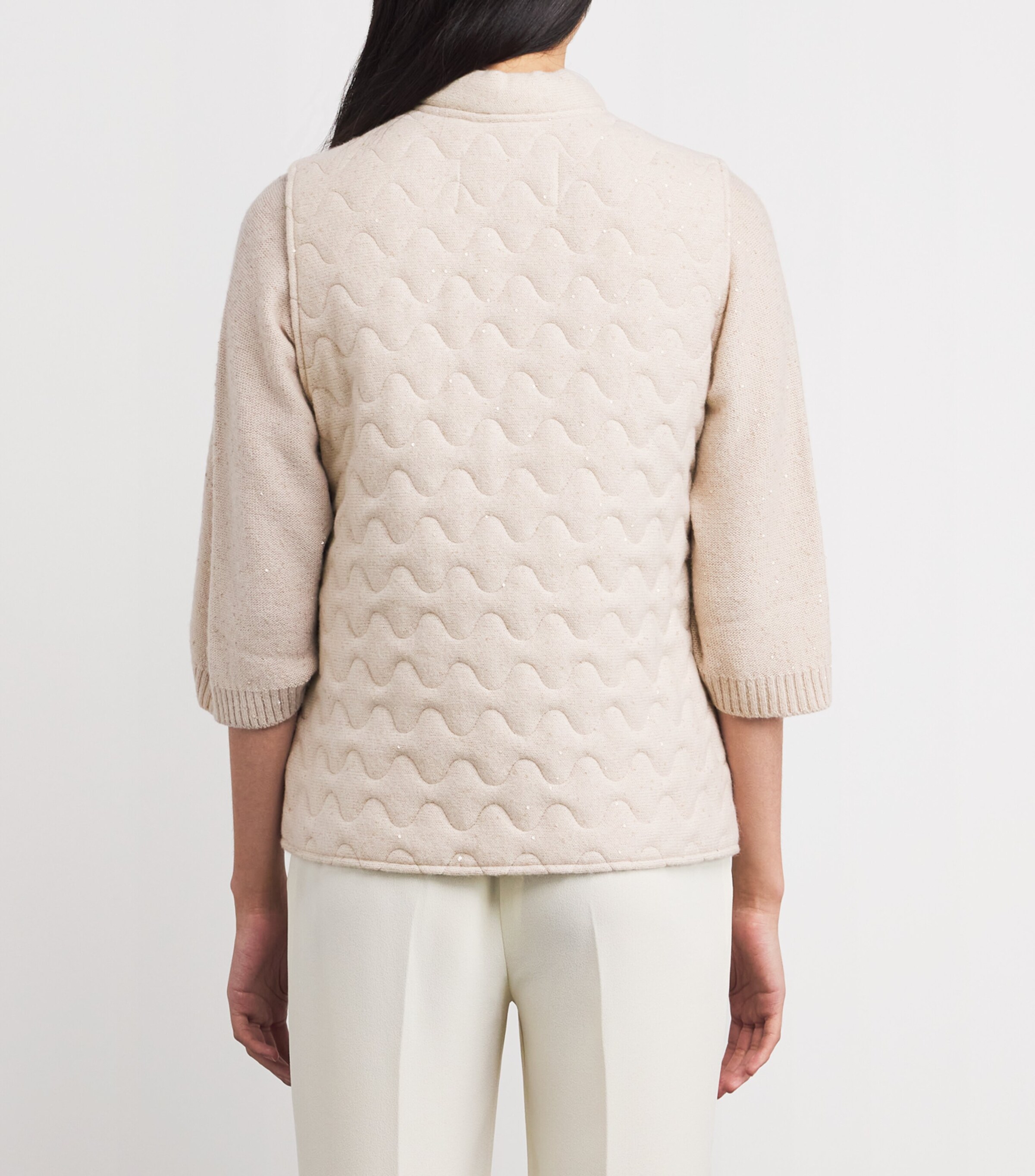 Wool-Silk-Cashmere Gilet 0158 CORDA Image 4