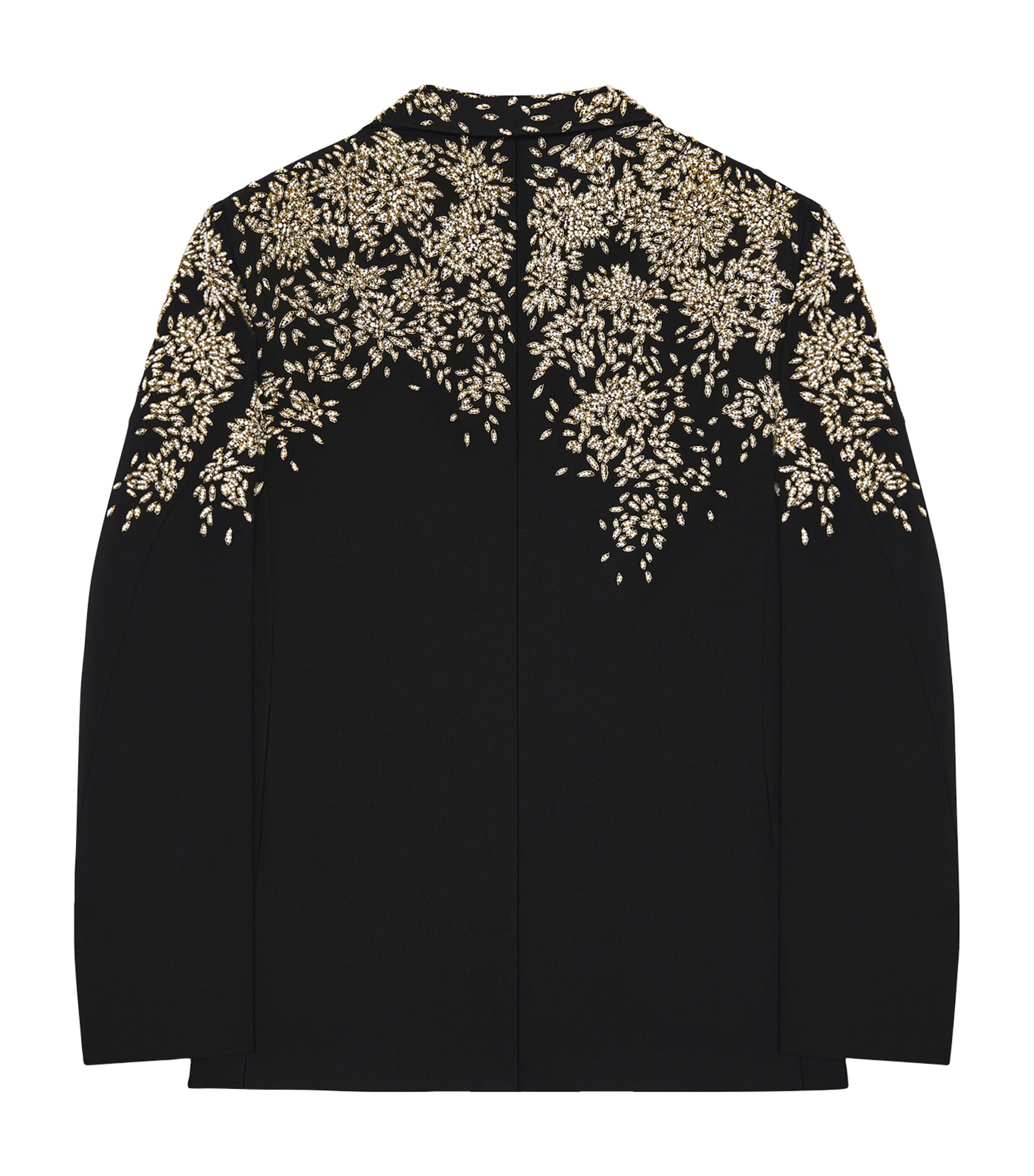 Givenchy Mens Wool Embellished Blazer Image 1
