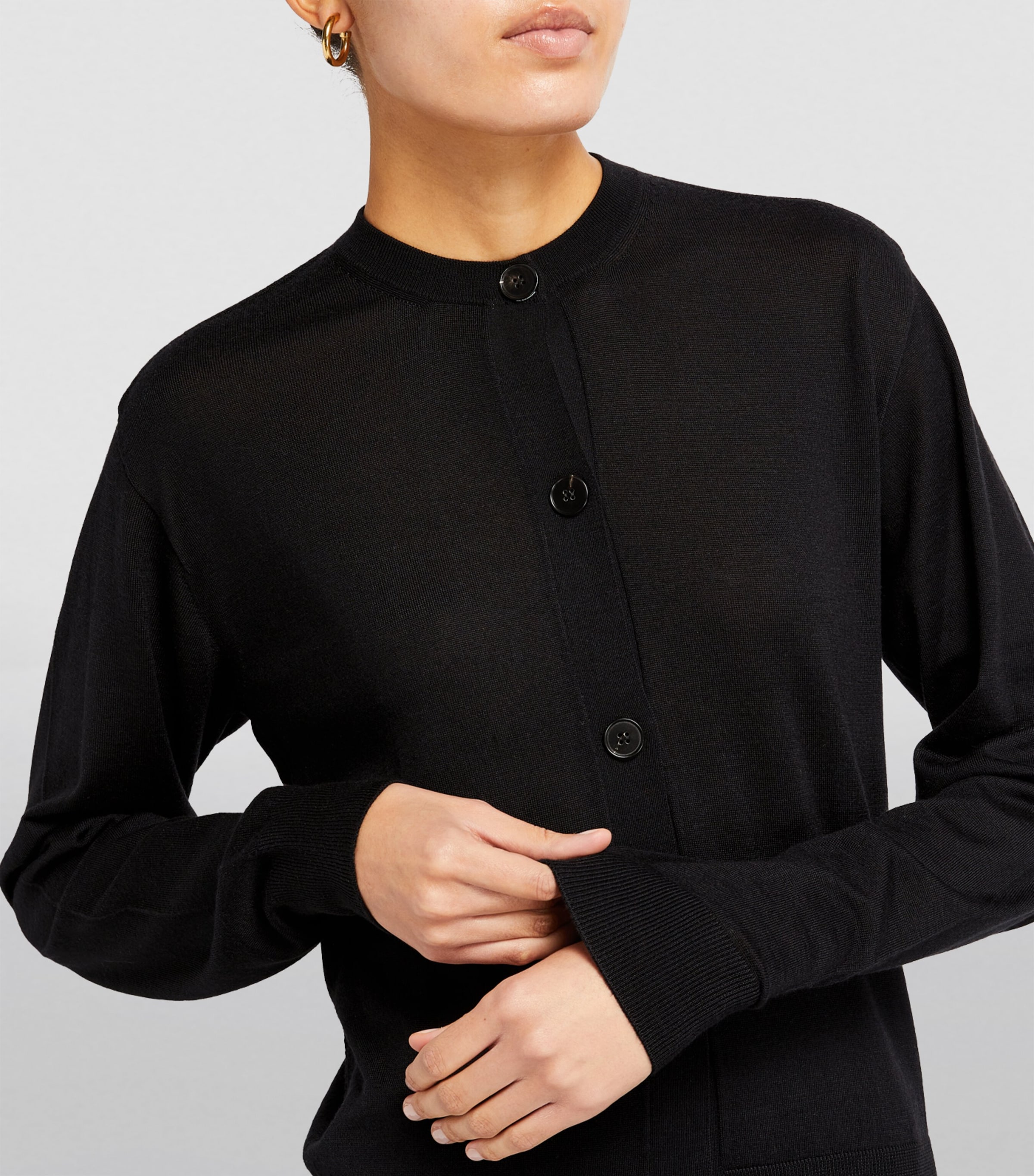 JIL SANDER - 最終価格2/4JIL SANDER silk cardigan. Jil Sander Cashmere-Wool-Silk Cardigan | Harrods DE