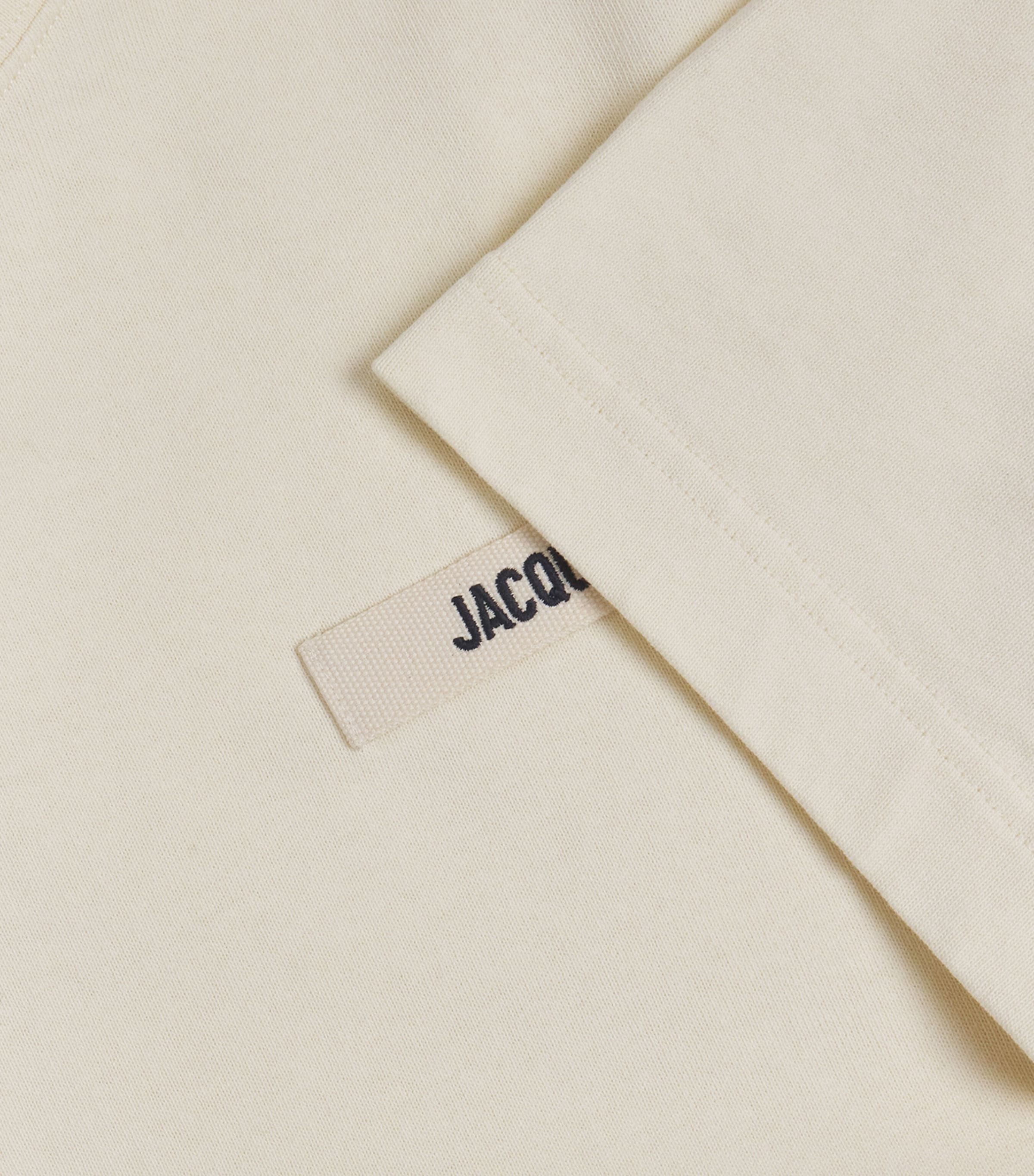 Grosgrain Logo T-Shirt 150-BEIGE Image 5