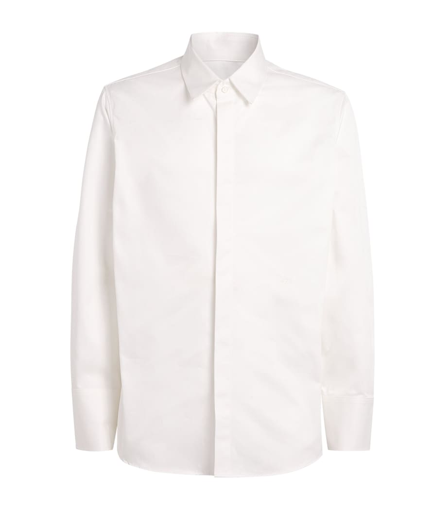 Cotton Logo Shirt SALT WHITE Image 1