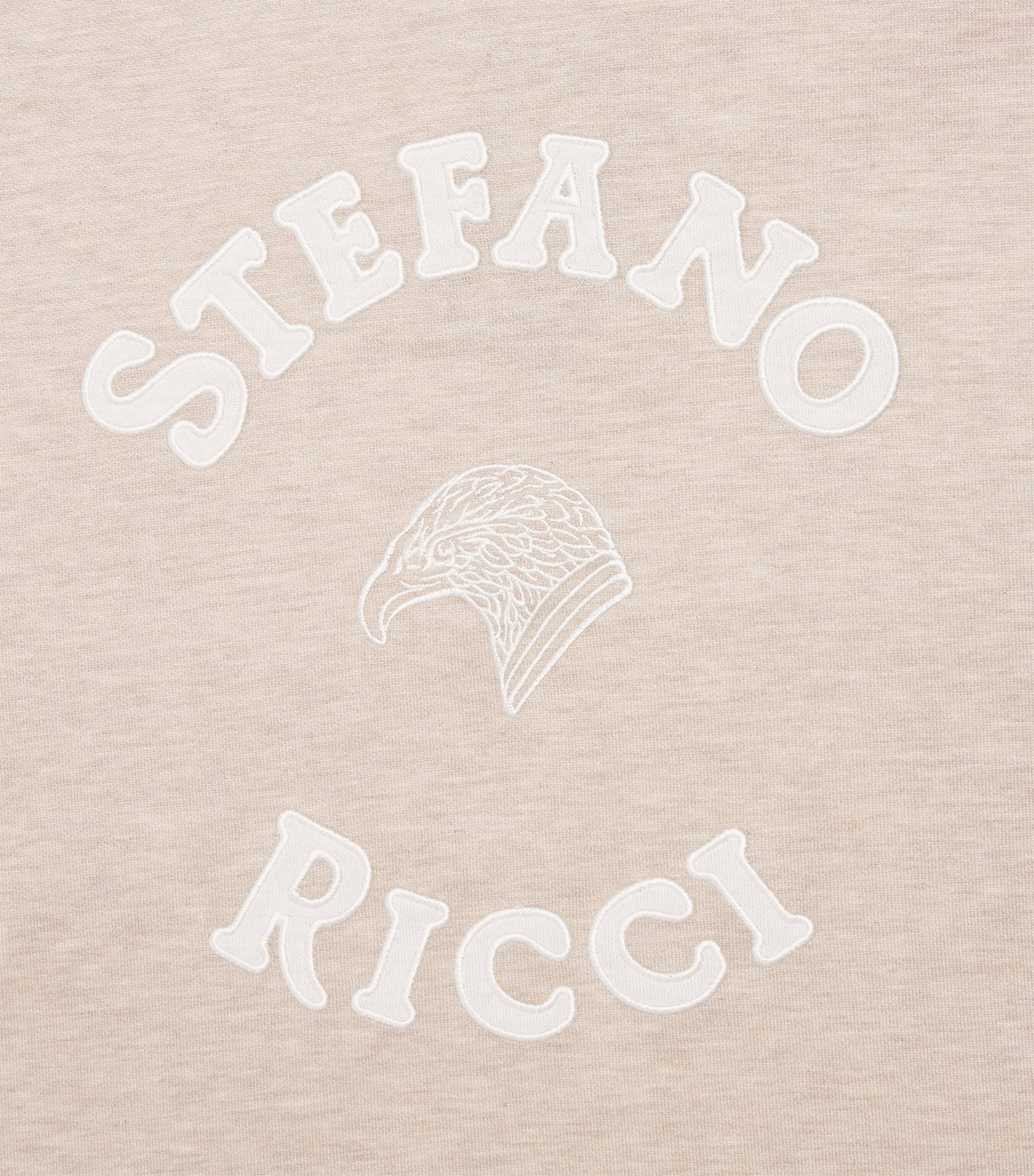 Stefano Ricci Kids Cotton-Silk-Blend Logo T-Shirt (4-16 Years) Beige Image 3
