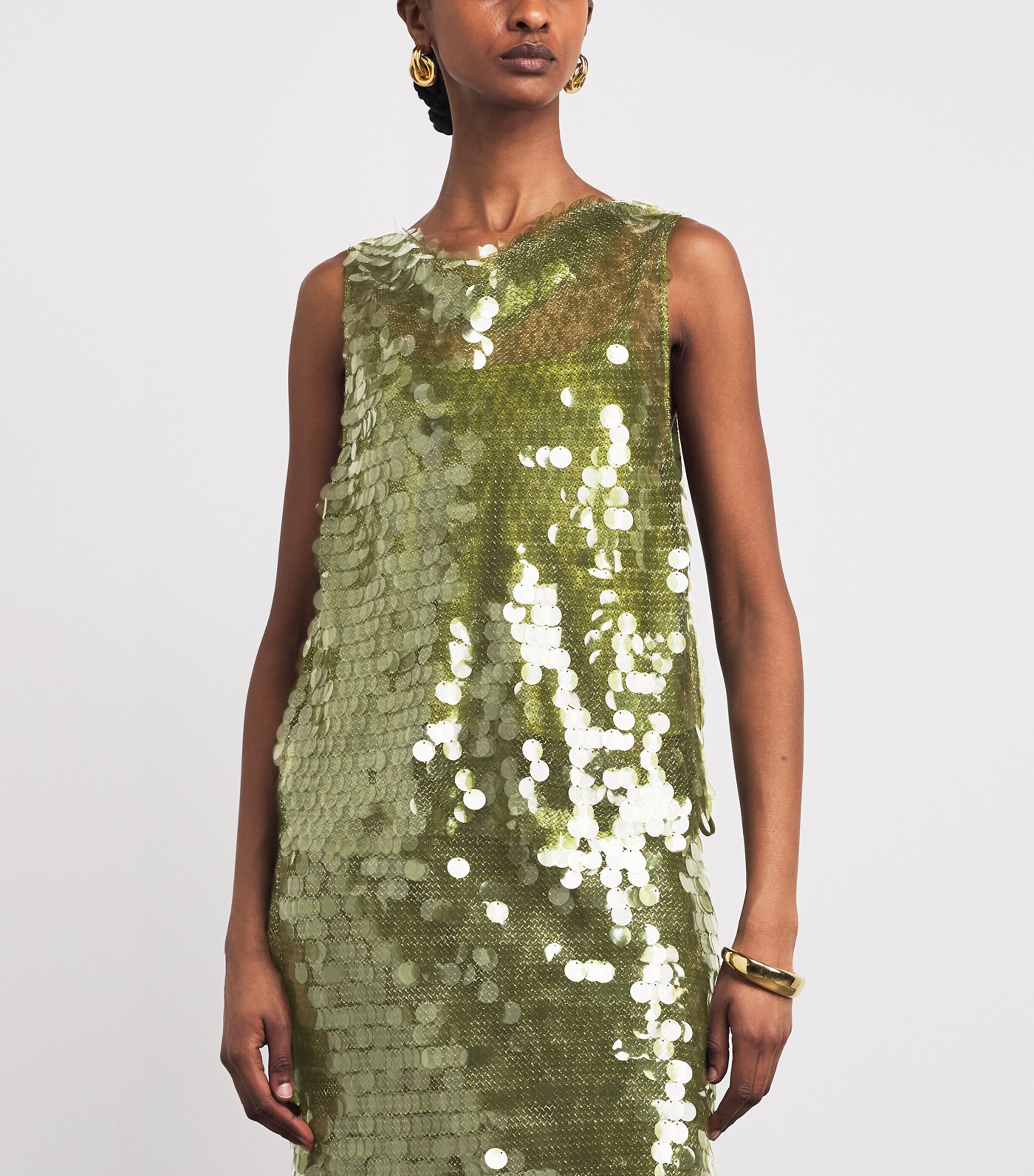 calista green dress PAMPA THE BRAND