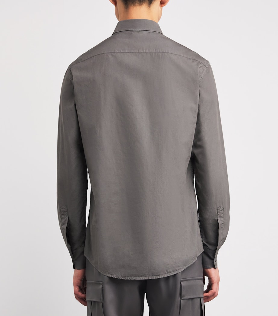 Cotton Oxford Shirt TORTORA 238 Image 4