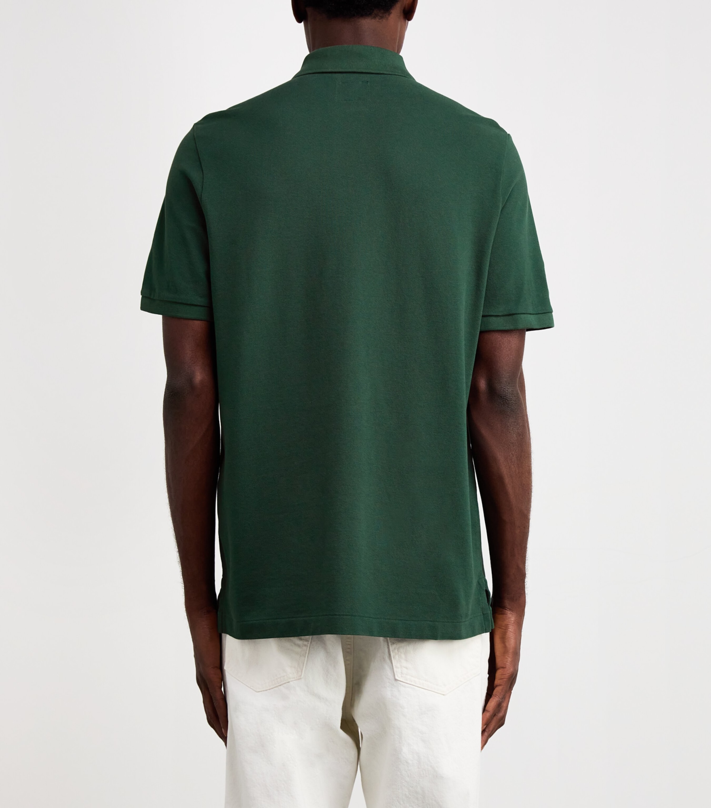Polo Ralph Lauren Mens x Wimbledon Cotton Mesh Polo Shirt Green Image 4