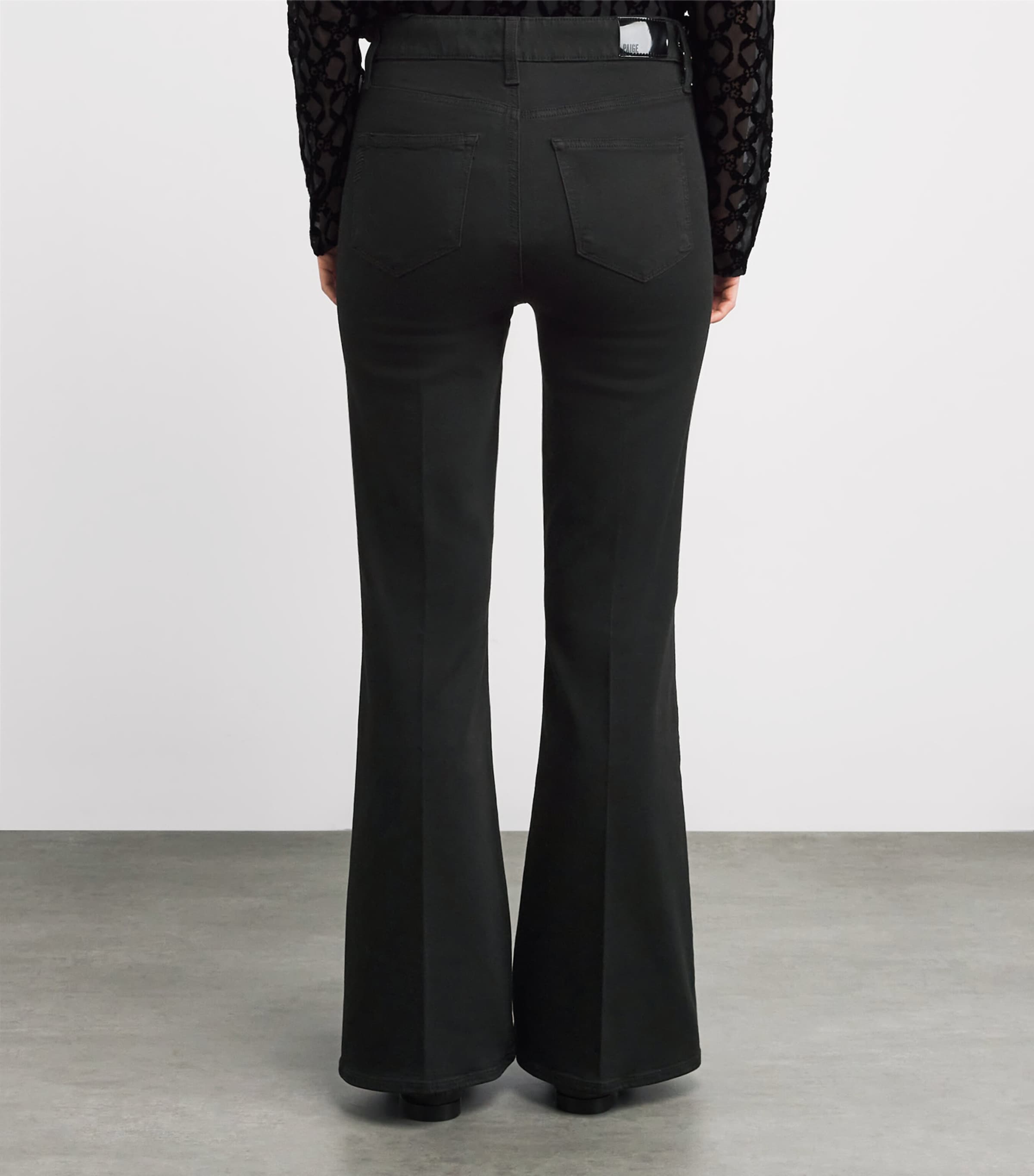 Marlow Skimmer Flared Jeans BLACK SHADOW Image 4