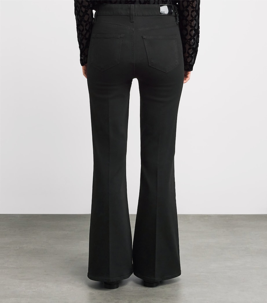 Marlow Skimmer Flared Jeans BLACK SHADOW Image 4