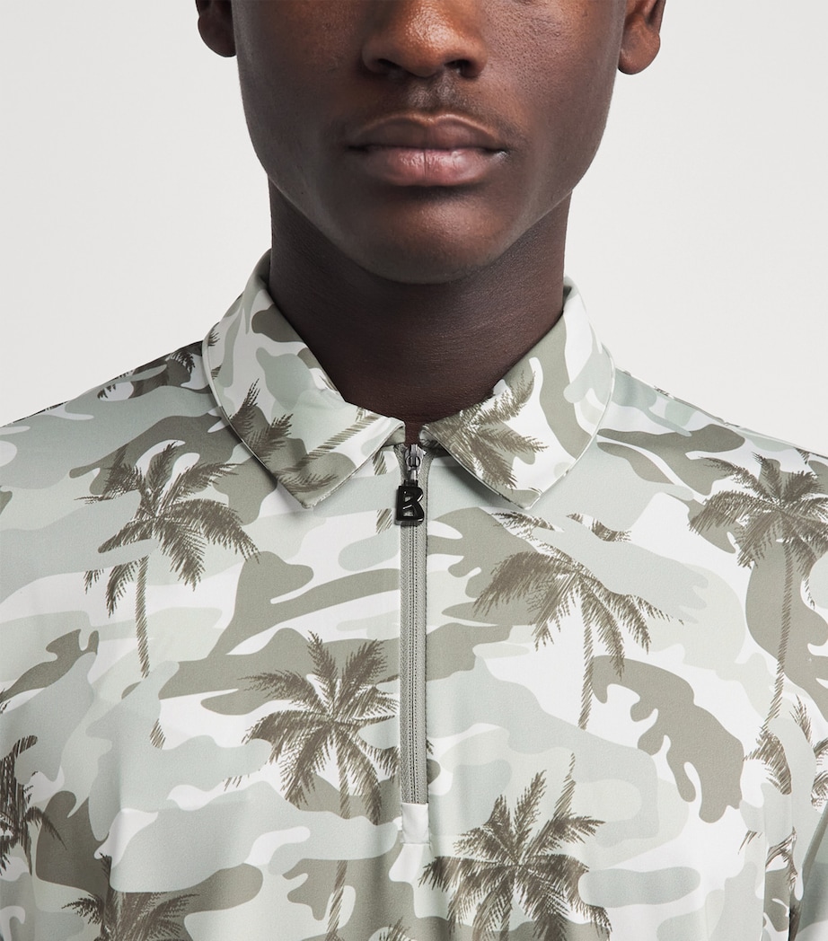 Bogner Mens Palm Print Taron Polo Shirt Image 3