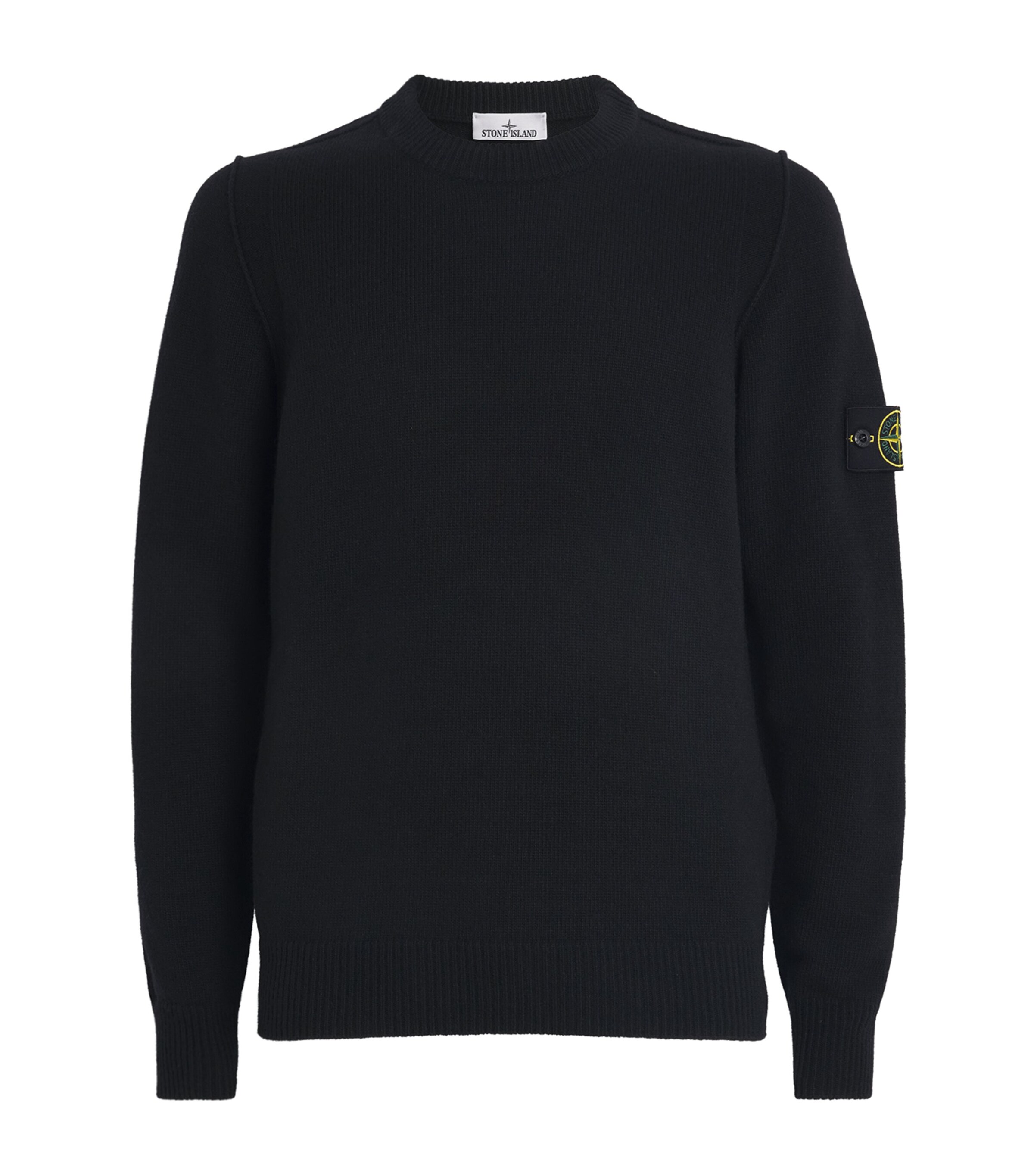 Stone Island Cotton Compass Logo Sweatshirt | Men Clothing | Sweatshirts & Hoodies | Designers | Stone Island