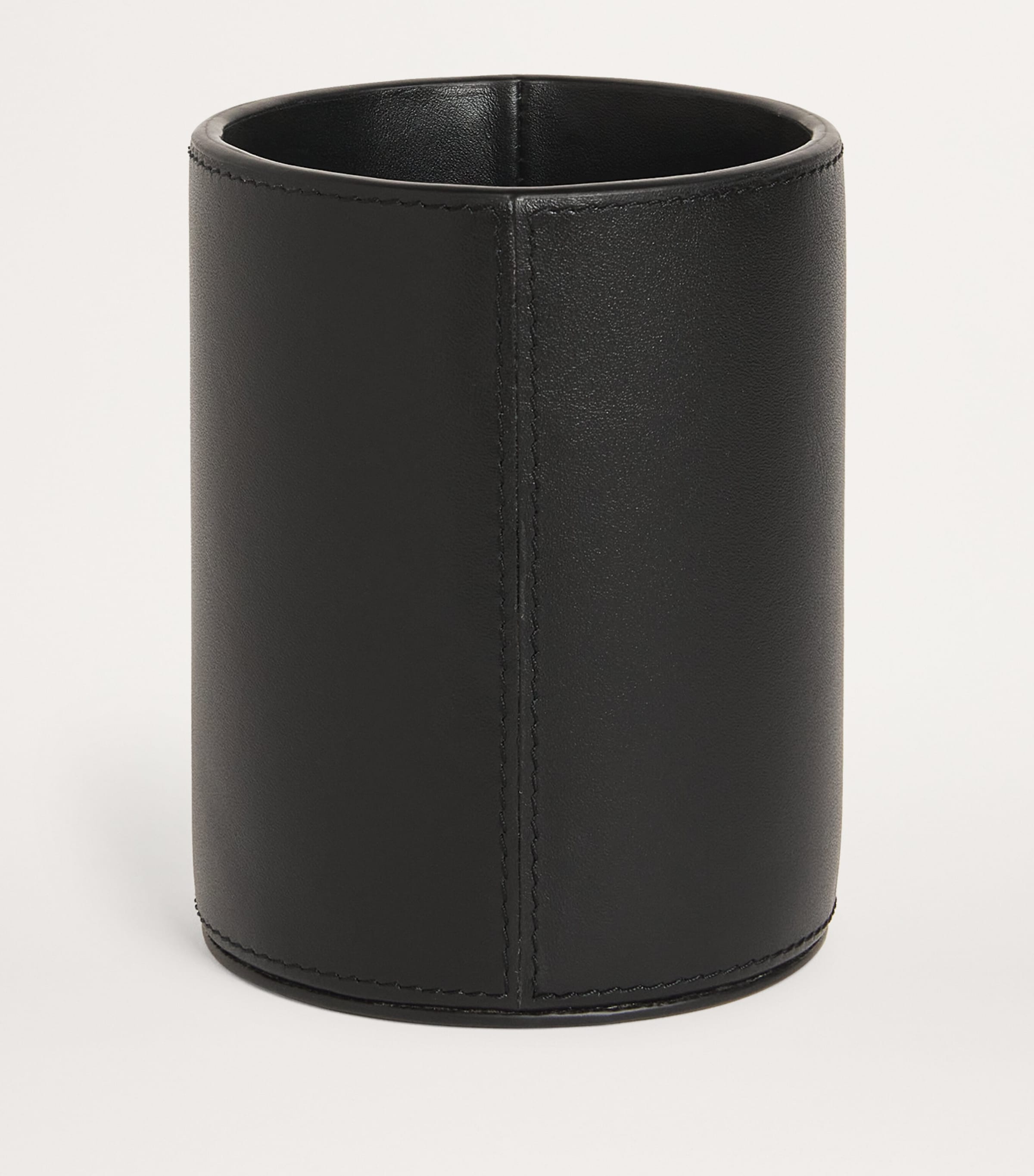 Leather Pen Pot BLACK Image 2