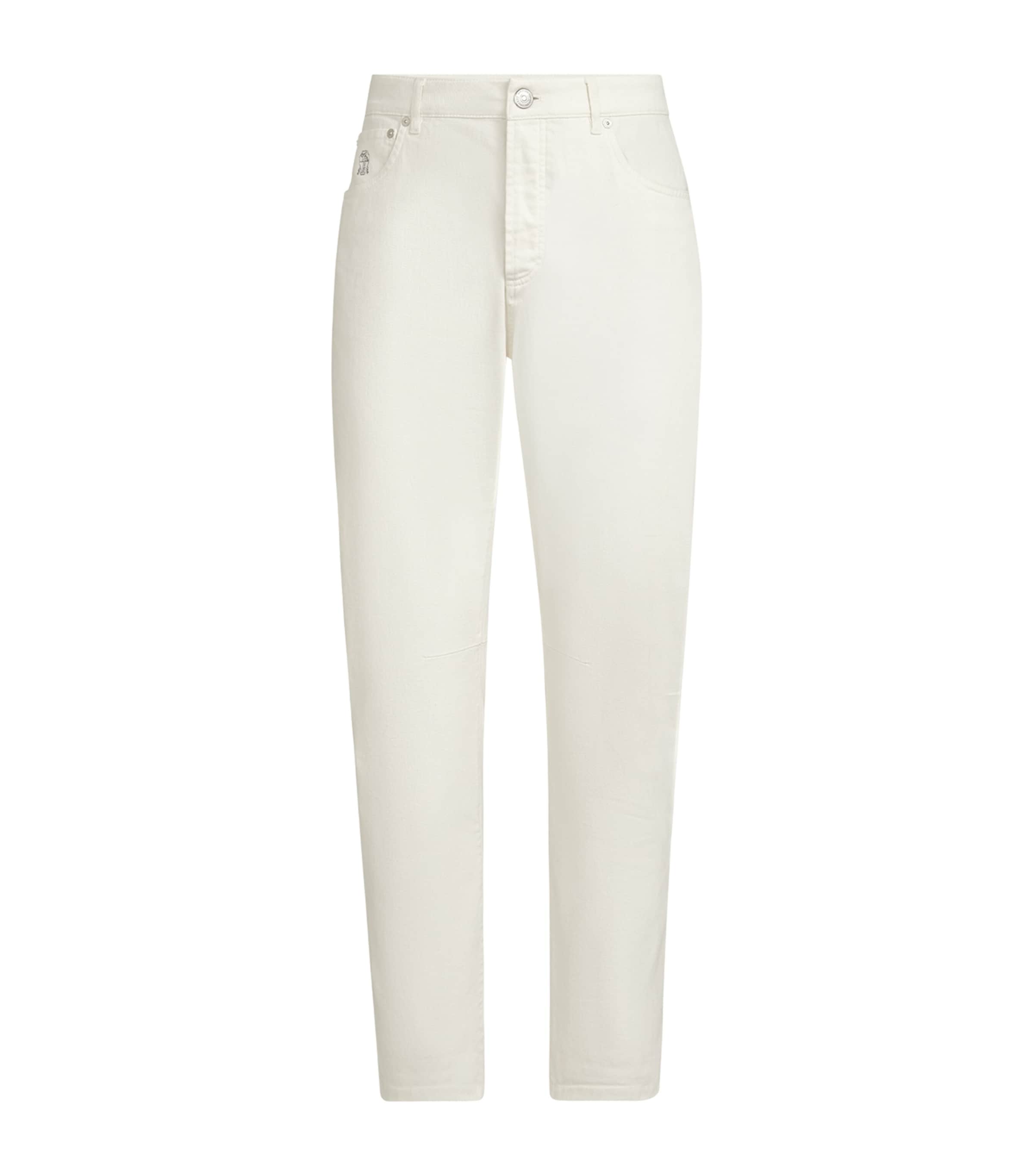 Brunello Cucinelli Mens Comfort Denim Five-Pocket Trousers Image 1