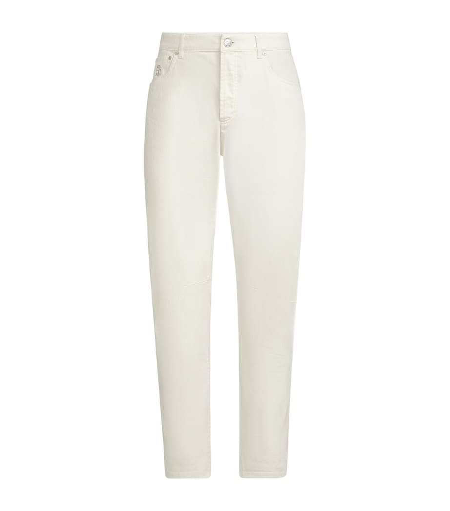 Brunello Cucinelli Mens Comfort Denim Five-Pocket Trousers Image 1