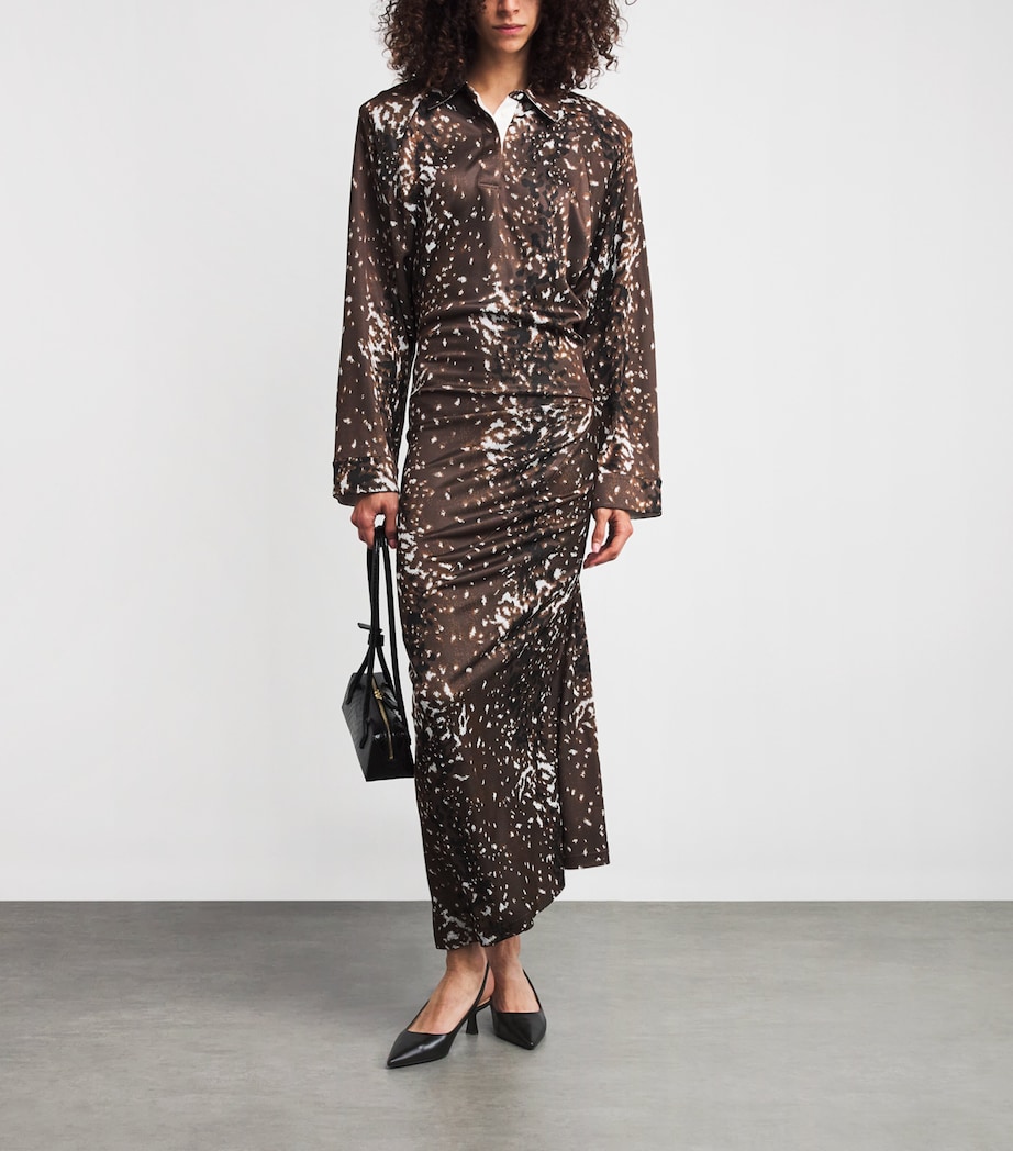 Leather Stuart Sculpt Slingback Pumps 50 BLACK Image 2