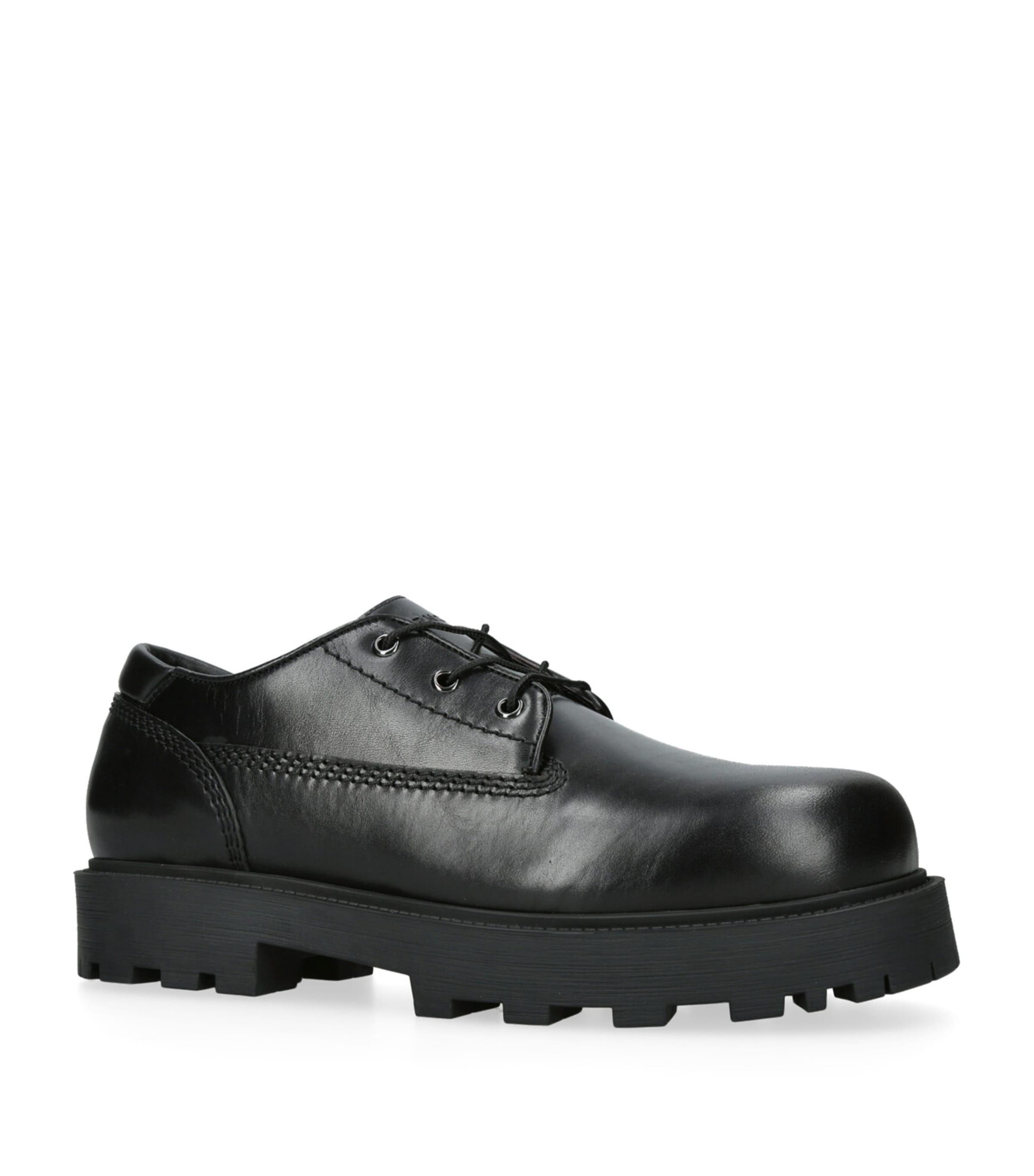 GIVENCHY ストームダービー Givenchy - Storm Leather Derby Shoes - Black Givenchy