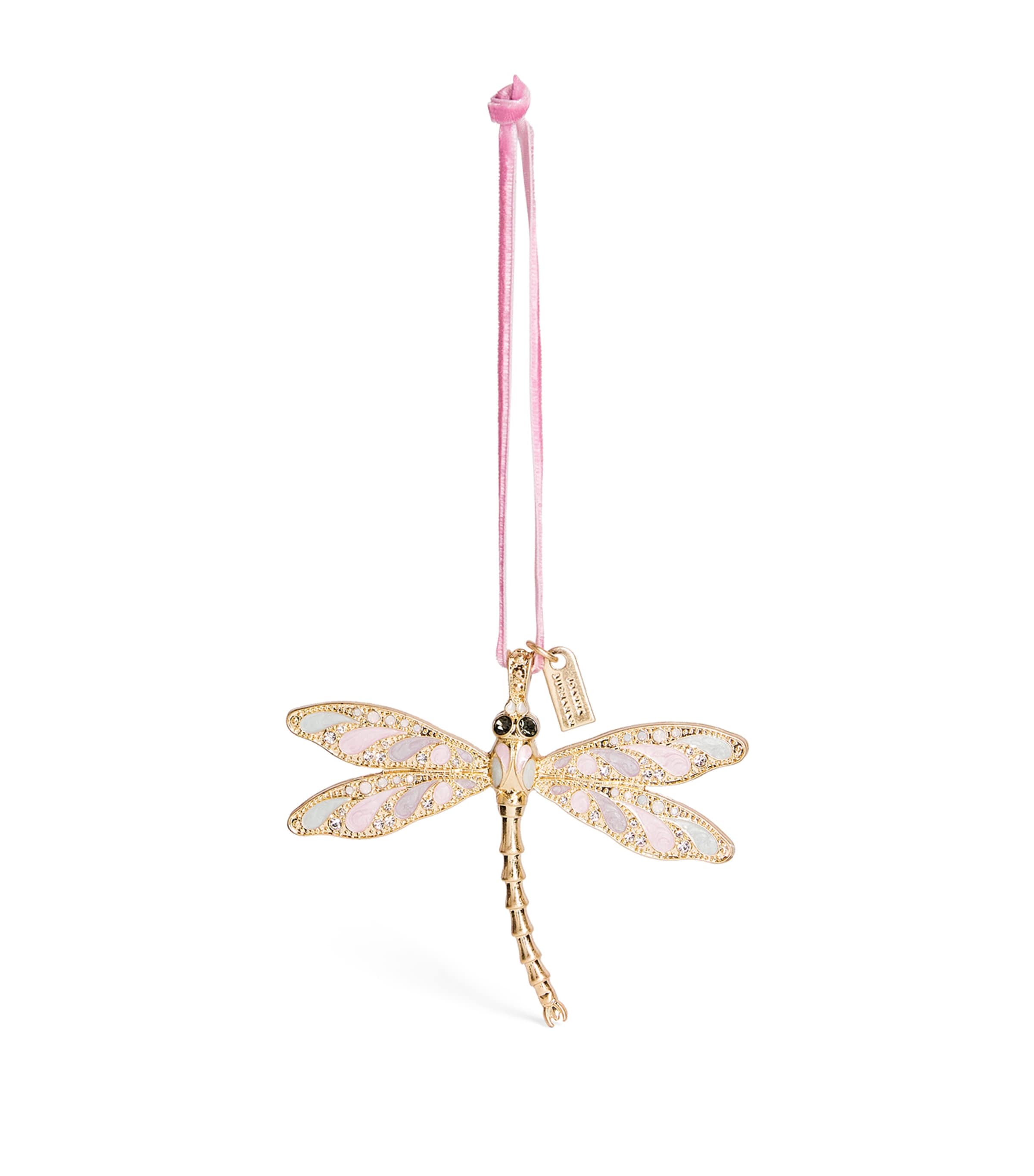 Joanna Buchanan Crystal-Embellished Dragonfly Tree Decoration Lilac Image 1
