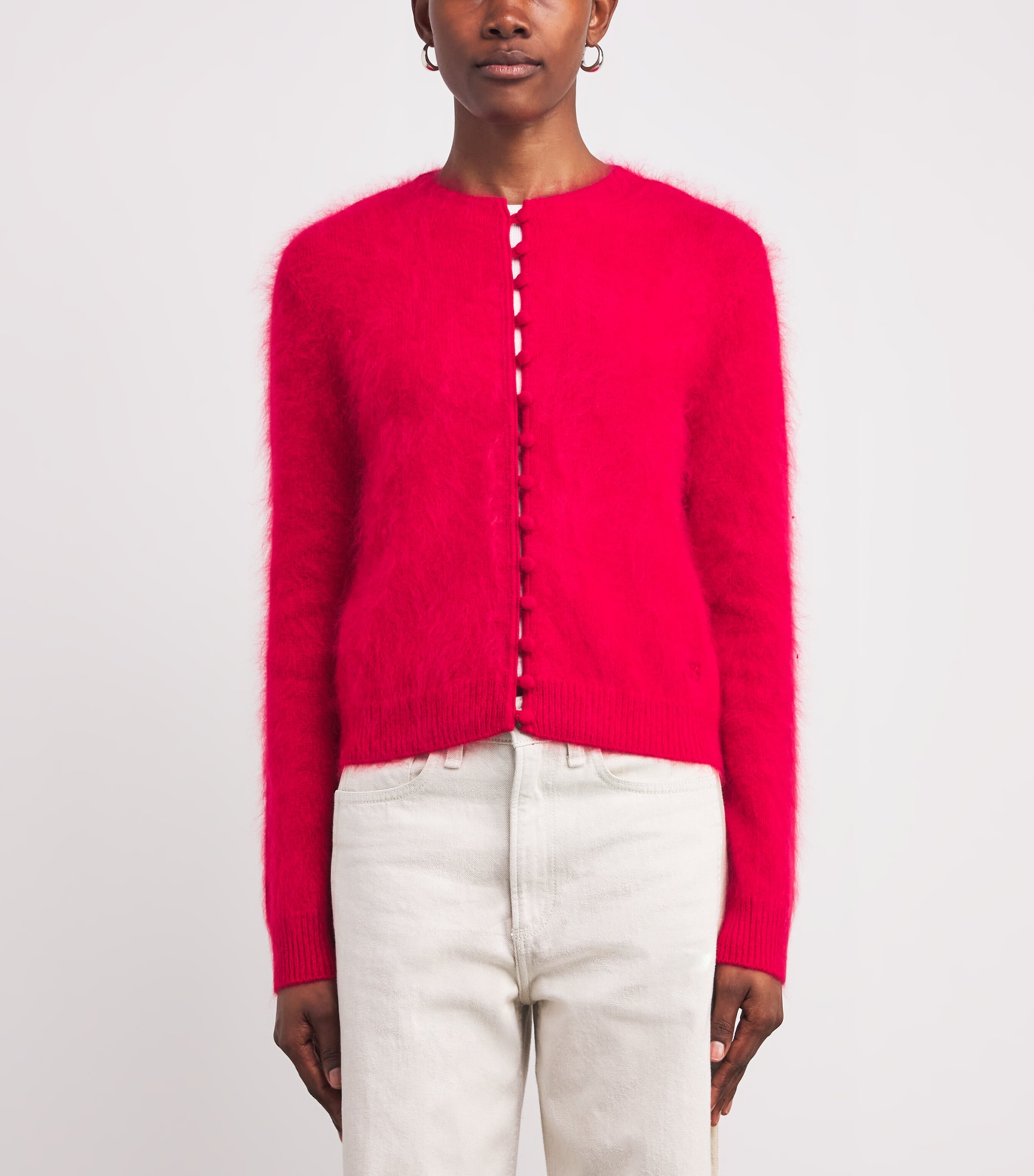 Cashmere Jada Cardigan RED Image 3