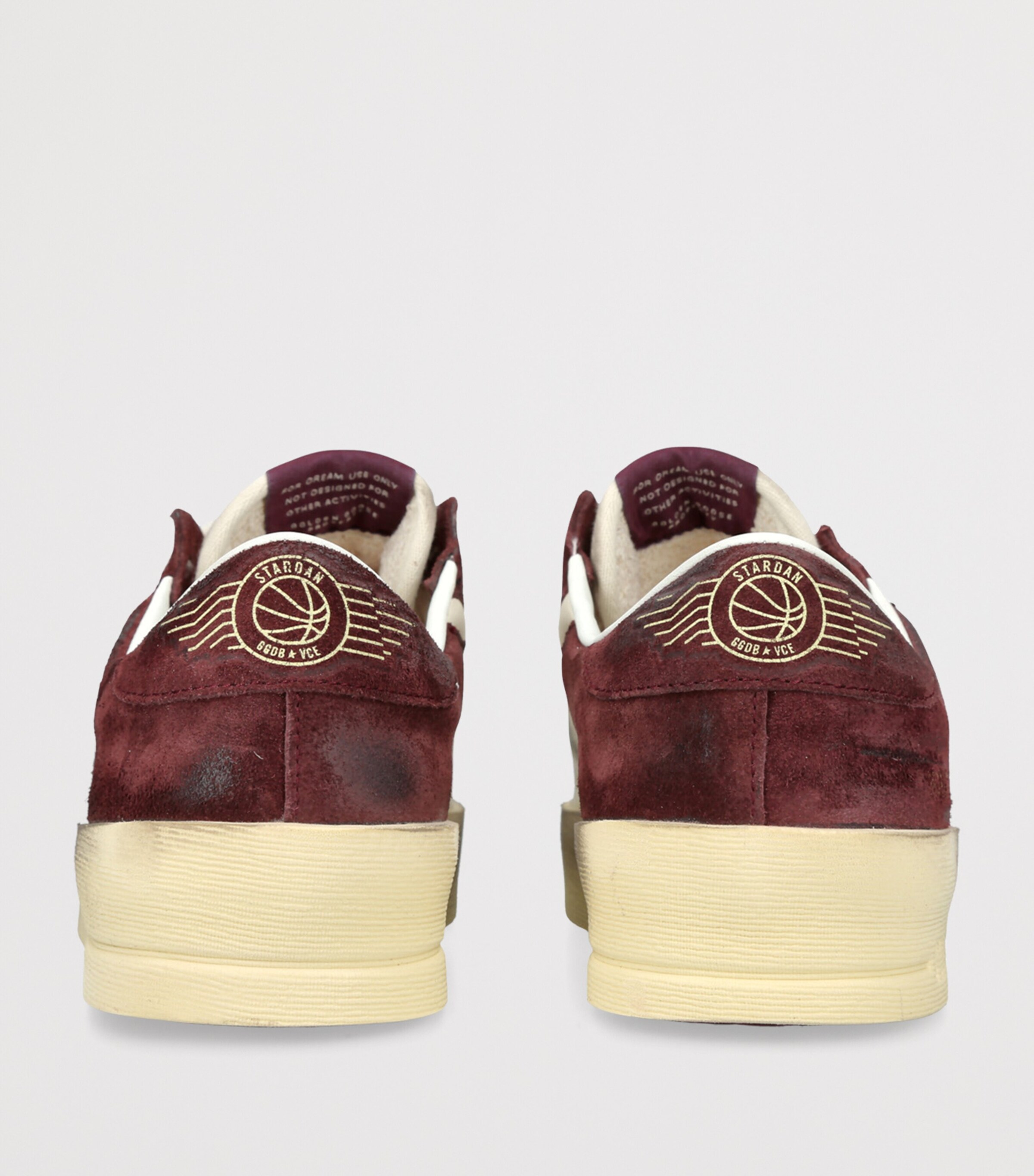 Golden Goose Leather Stardan Sneakers Wine Comb Image 2