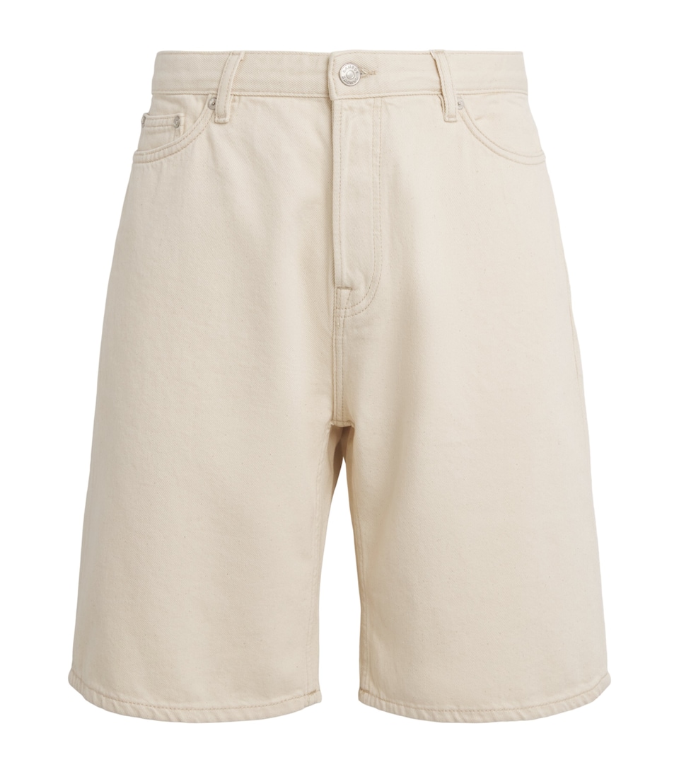 SAMSOE SAMSOE Denim Saeddie Straight Shorts Soft Natural