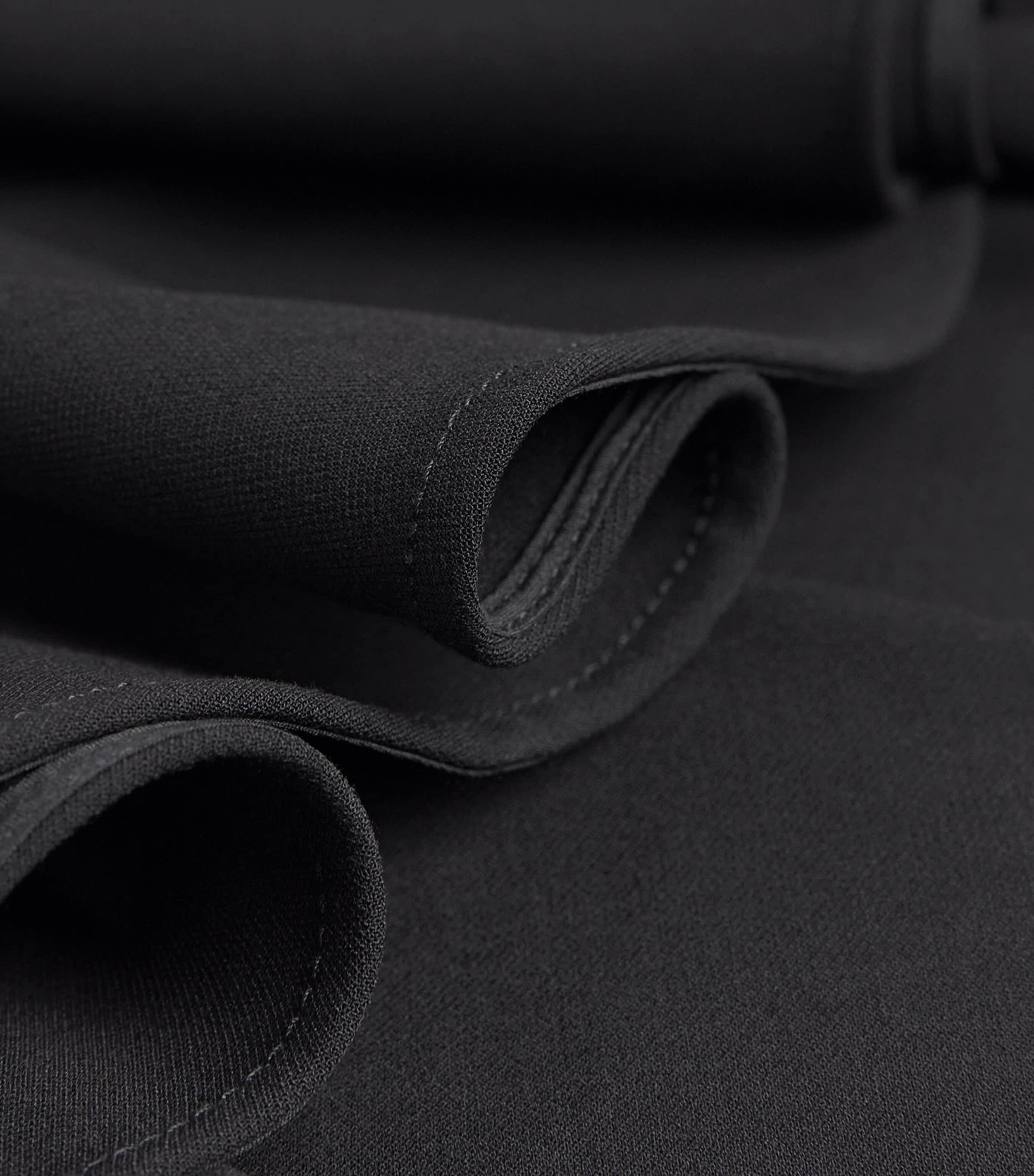 Ruffle-Trim Maxi Skirt BLACK Image 5