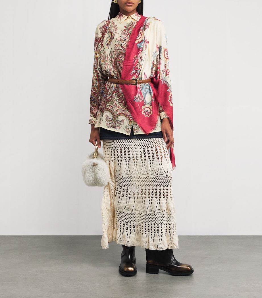 Silk Paisley Shirt X0801 Image 2