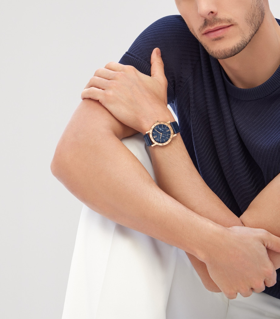 Rose Gold Bvlgari Bvlgari Watch 38mm STONES Image 7