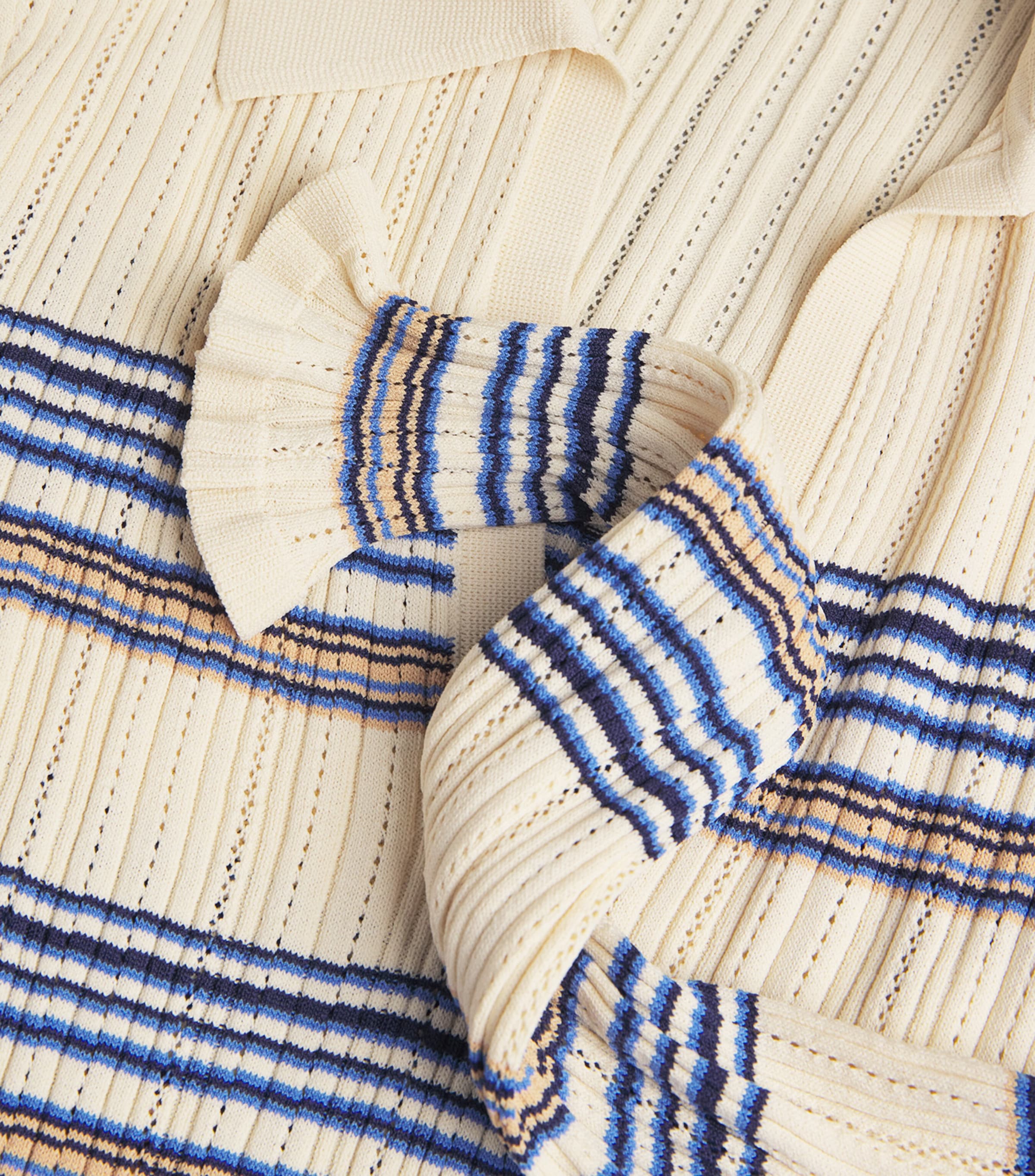 Stripe Polo Top MULTICOLORED Image 5