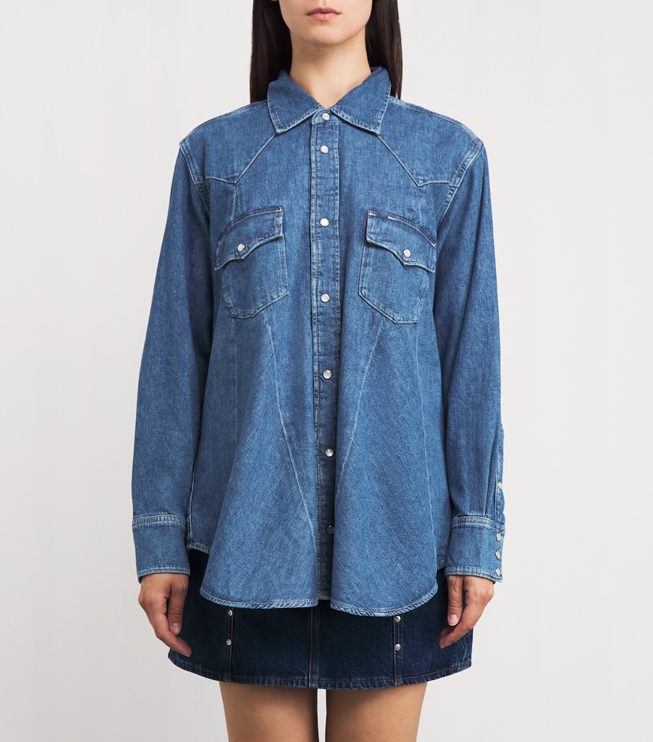 Denim Western Shirt NISKU WASH Image 3