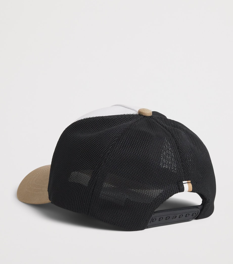 BOSS Kidswear Cotton Logo Baseball Cap Stone Image 2