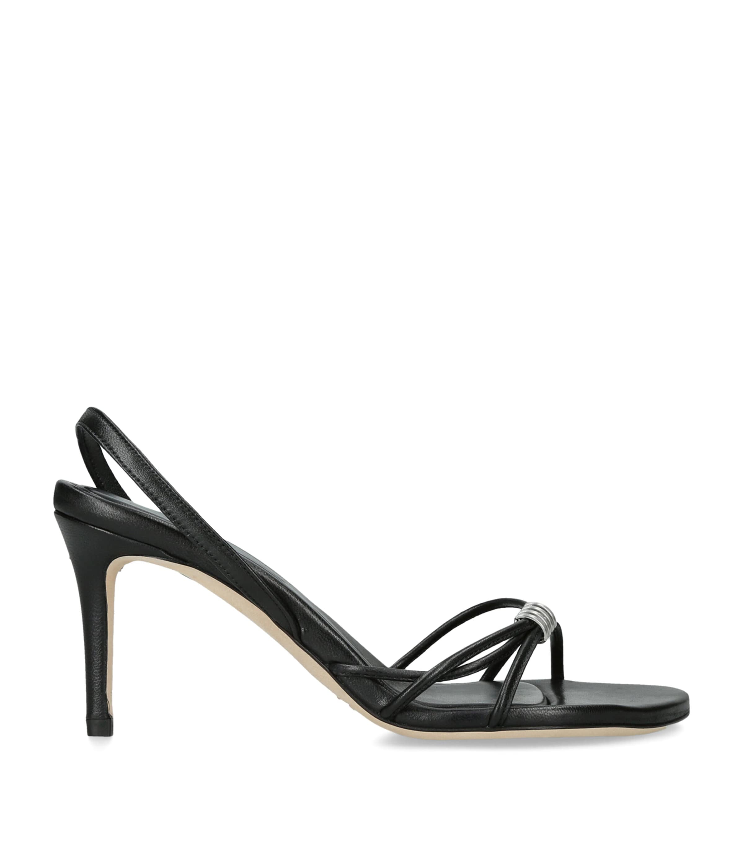 Christopher Esber black Giro slingback sandals