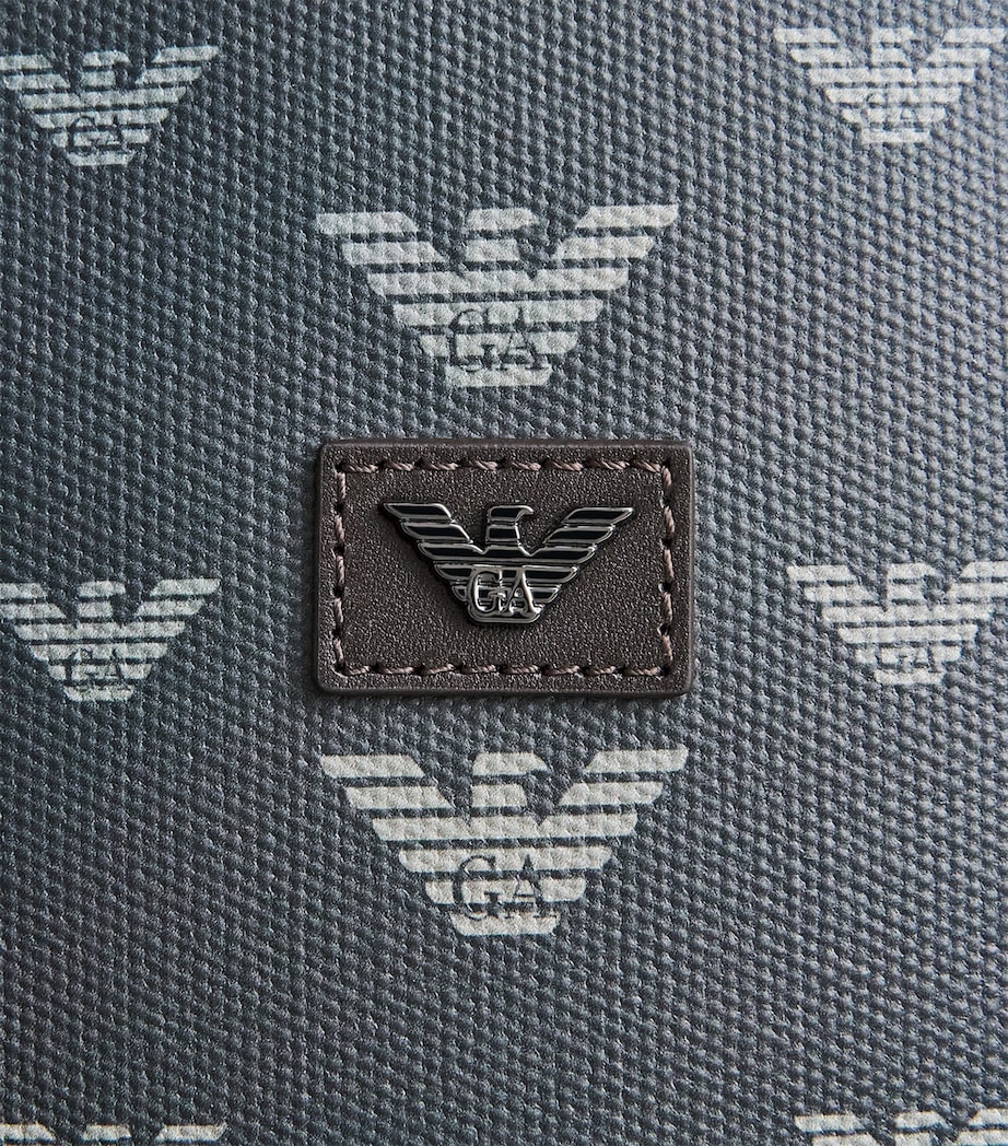 Emporio Armani Coated Canvas Eagle Backpack Image 6