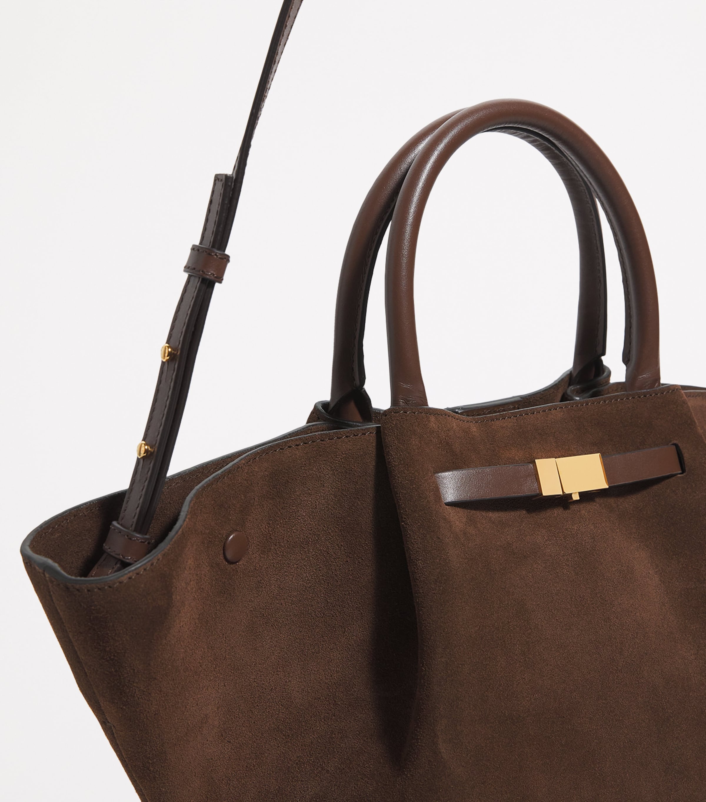 Handbag Layah Leather And Suede Hexagon Handle Shopper Bag Ted