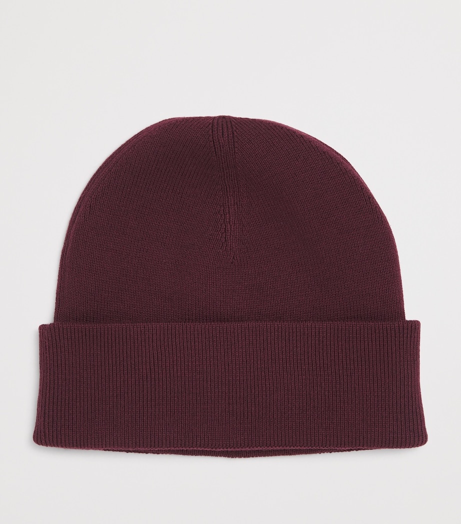 Wool-Cotton Classic Beanie K22-OXBLOOD Image 2