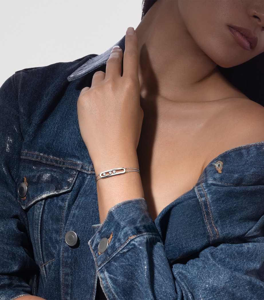 Messika Move Classique White Gold and Diamond Bracelet White Gold Image 2