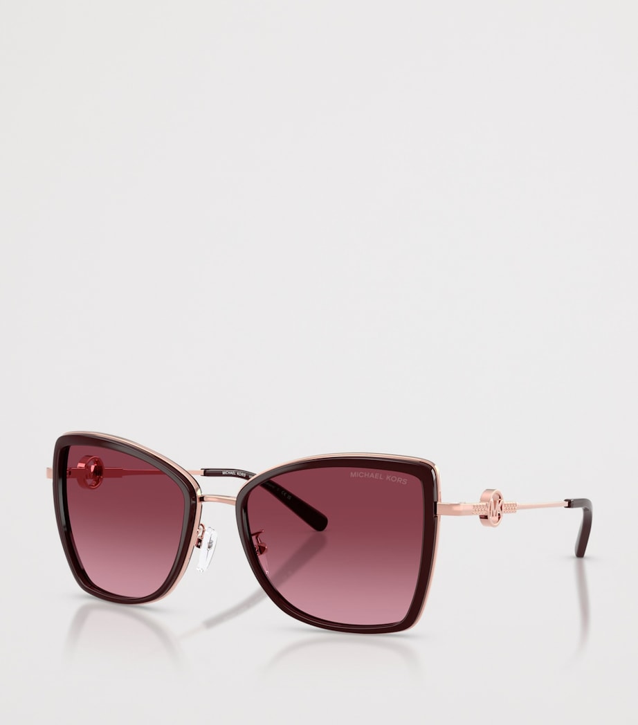 Michael Kors Corsica Butterfly Sunglasses Gold Image 2