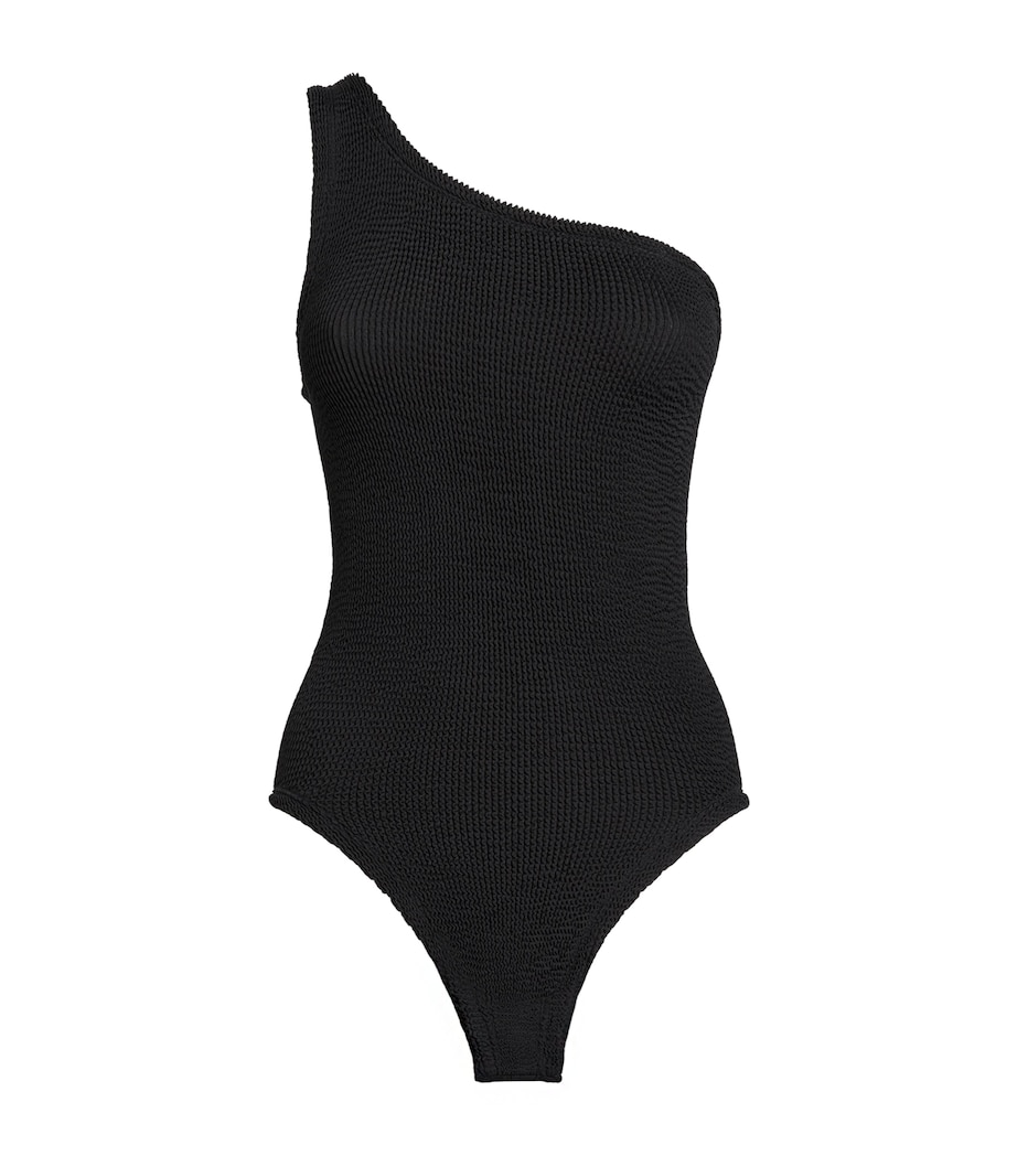 One-Shoulder Nancy Swimsuit BLACK Image 1