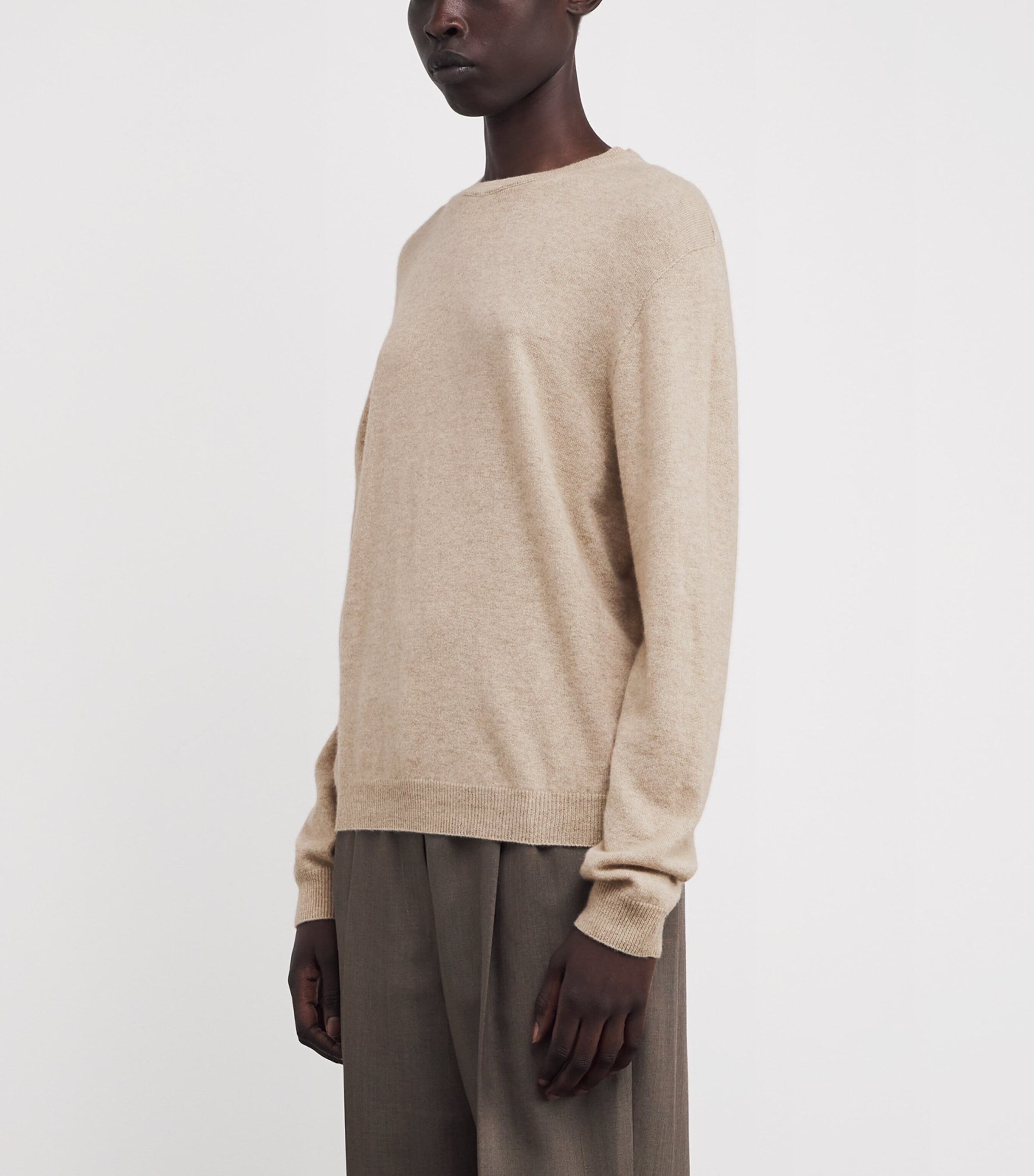 Kisaora Cashmere Sweater BEIGE MELANGE Image 3